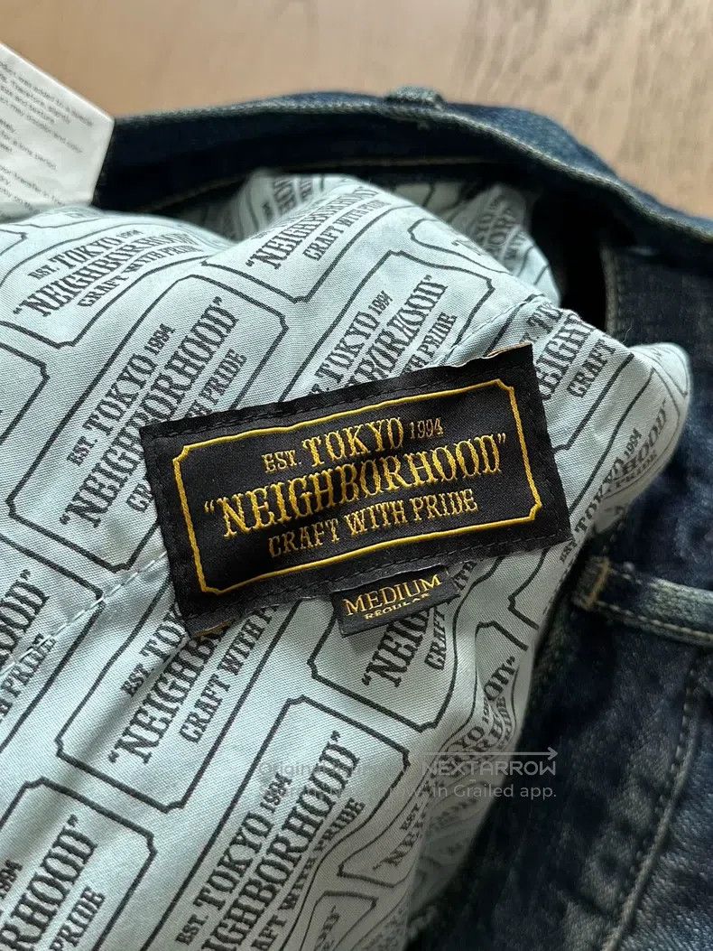Neighborhood Neighborhood size M Denim jeans washed and aged, M size Size US 27 - 7 Thumbnail