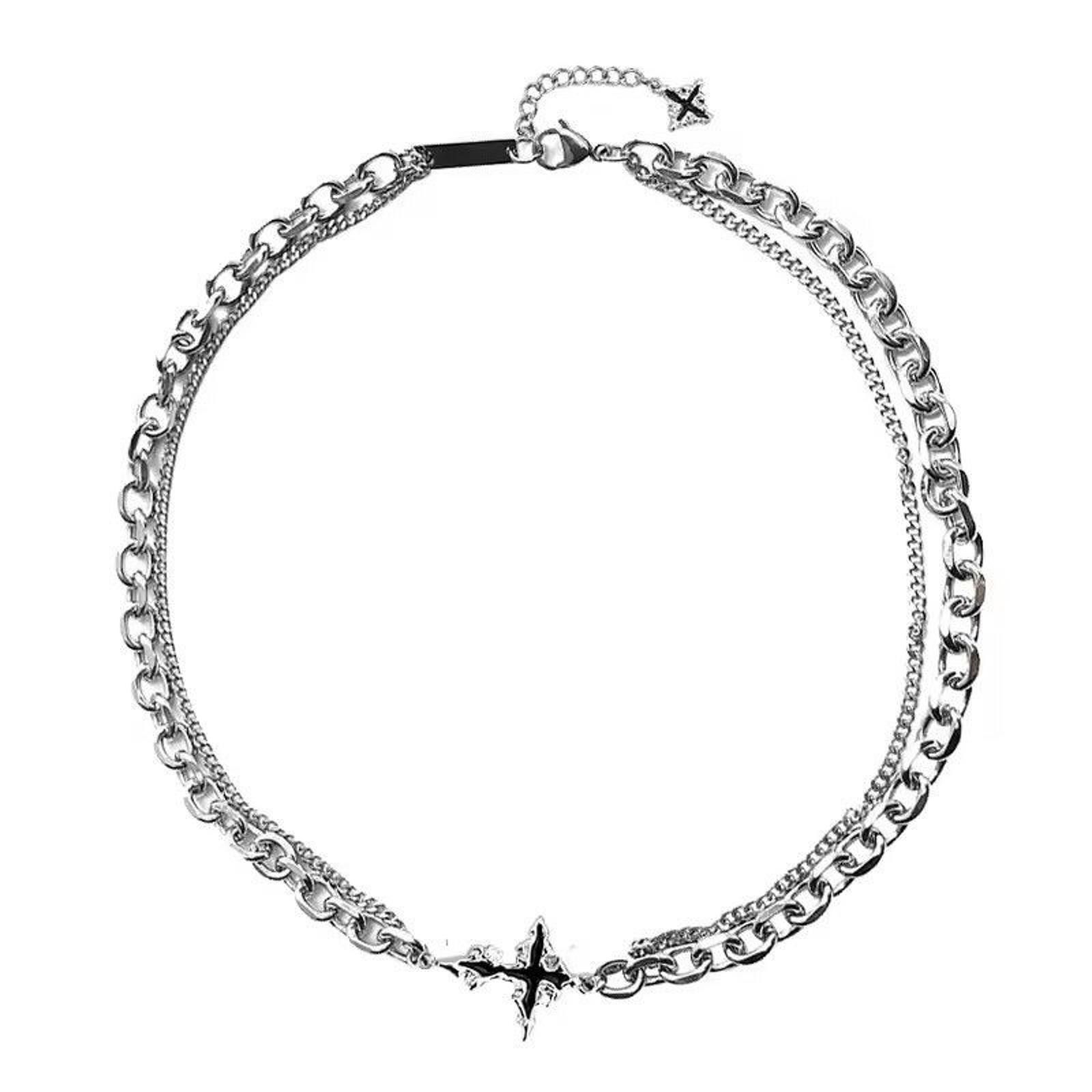 Japanese Brand Dark Cross Necklace Size ONE SIZE - 2 Thumbnail