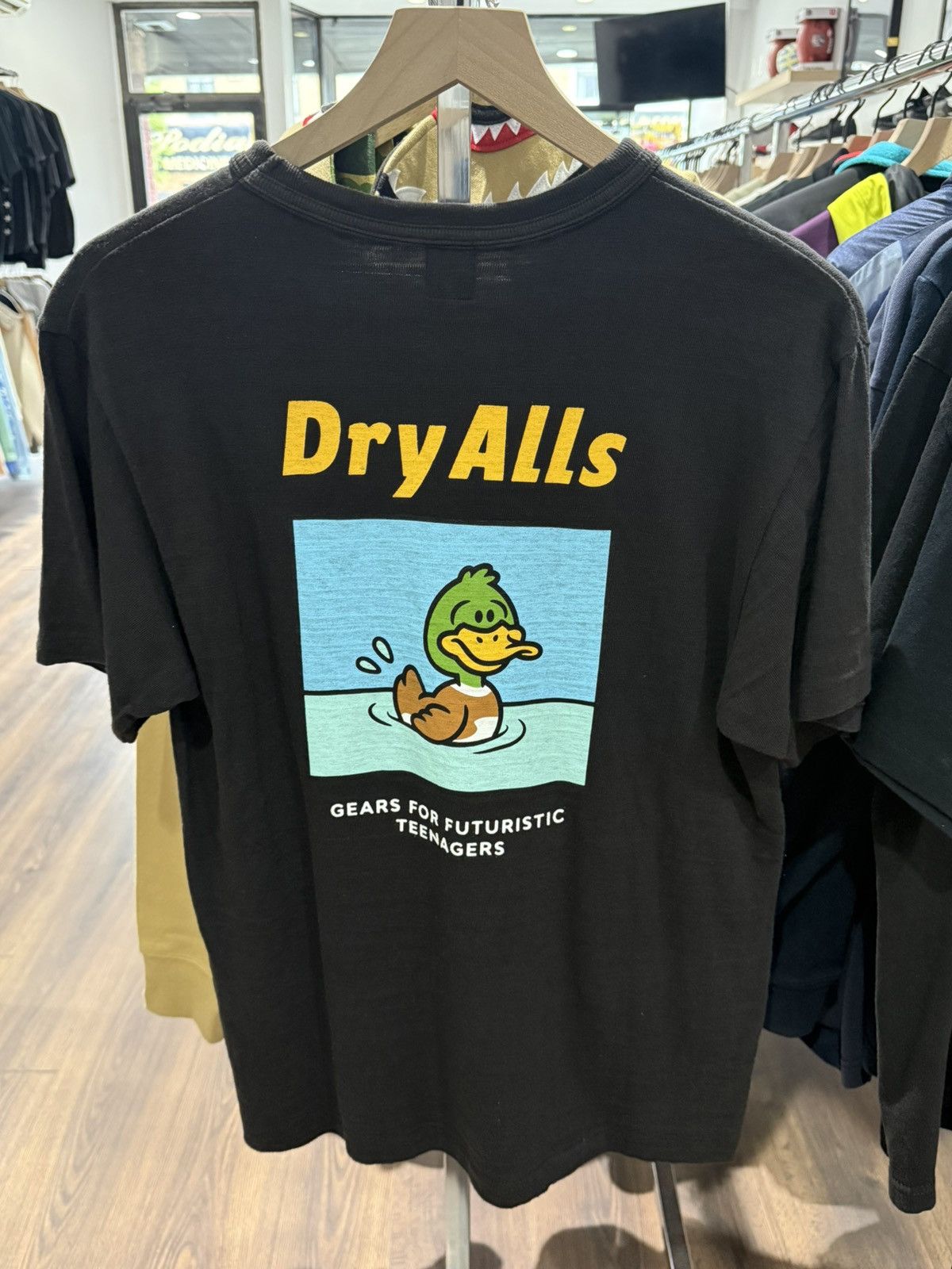 Human Made Human Made Dry Alls Duck Tee Black Medium NIGO Size US M / EU 48-50 / 2 - 4 Thumbnail