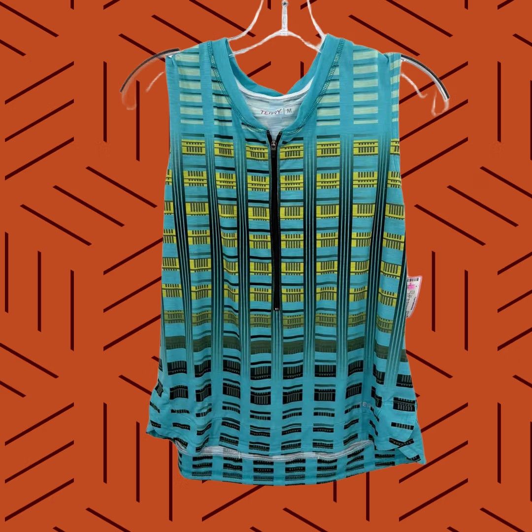 Vintage Terry Tank Top Blue Medium Size M / US 6-8 / IT 42-44 - 1 Thumbnail