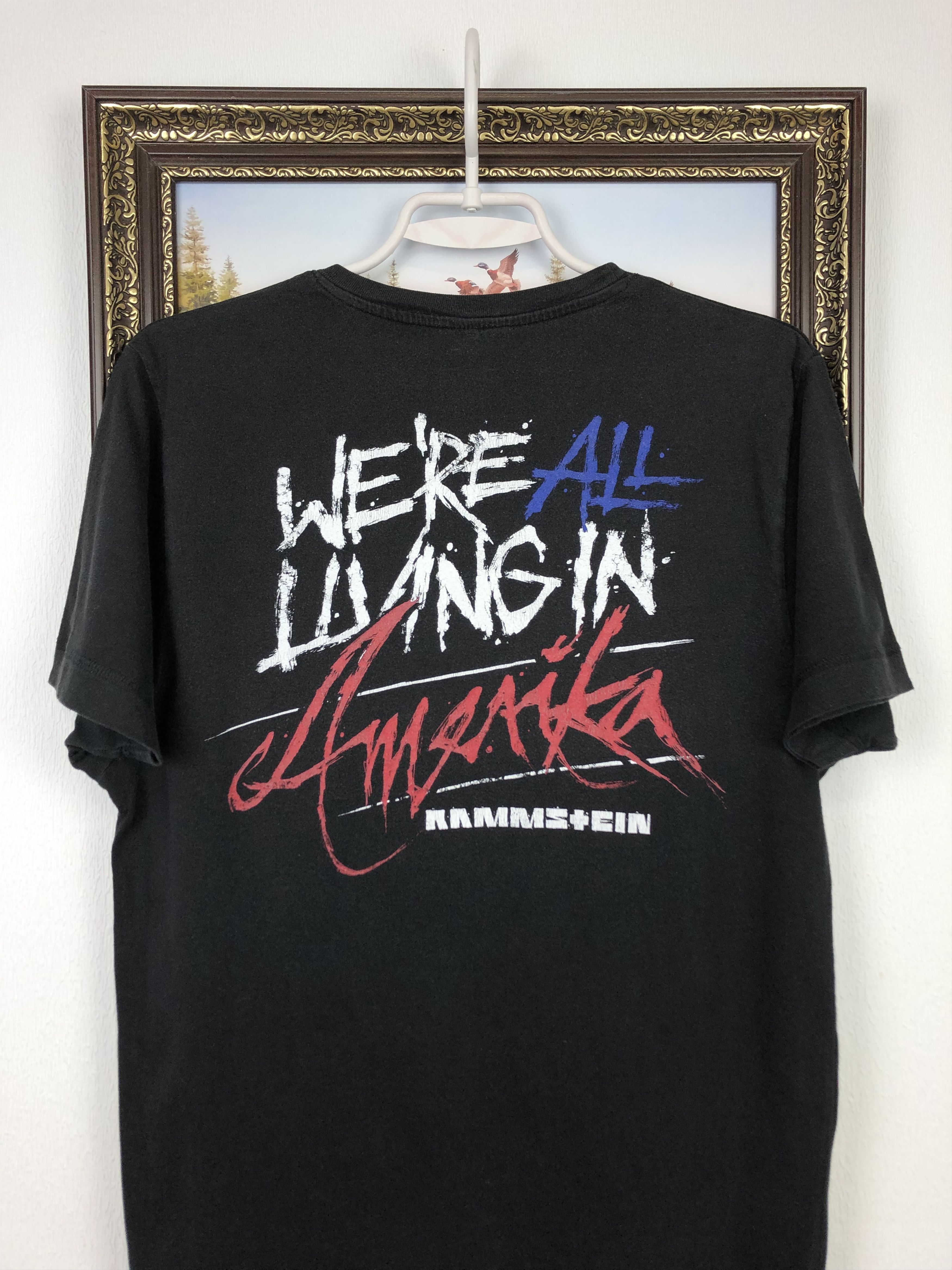 Band Tees Rammstein We Are Living In America Band Shirt Over Print Tee Size US M / EU 48-50 / 2 - 7 Thumbnail