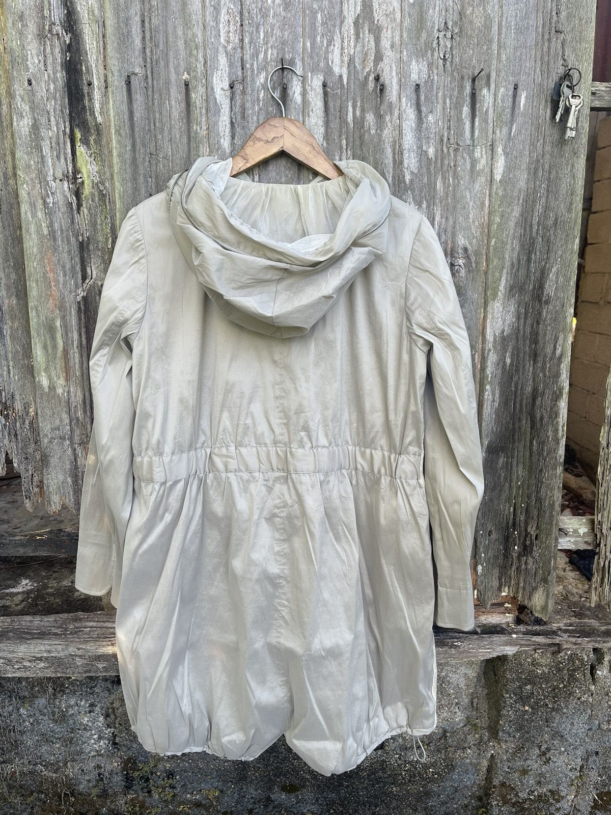 Designer Gabardine K.T Lightweight Technical Hooded Coat - Size 11 Size US M / EU 48-50 / 2 - 9 Thumbnail