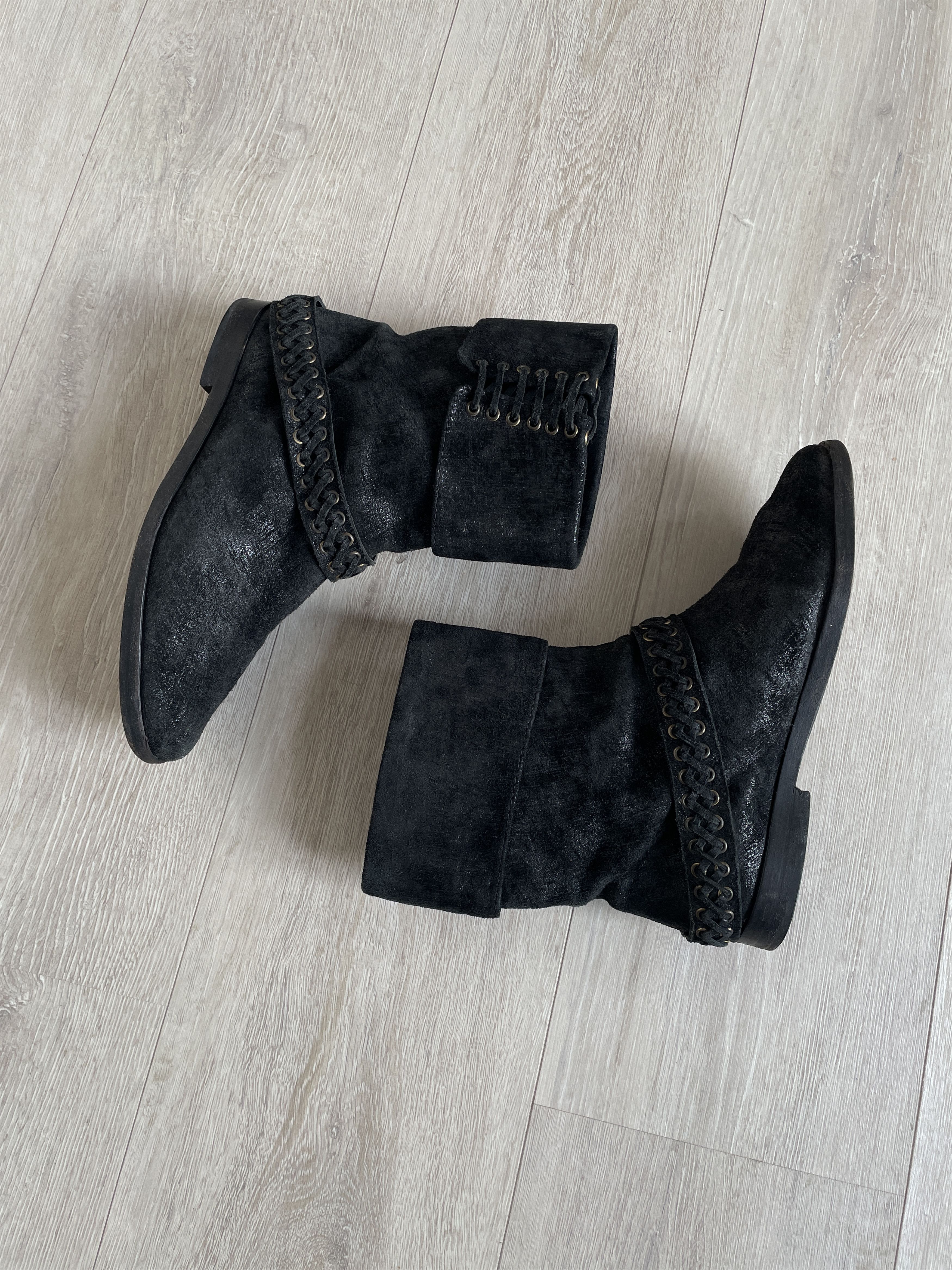Balmain Balmain AW11 waxed boots by Christophe Decarnin Size US 7 / IT 37 - 6 Thumbnail