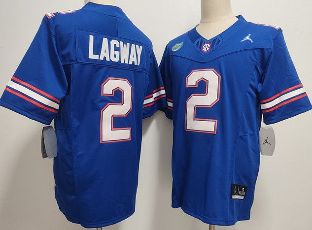 Other Men's Florida Gators #2 DJ Lagway Royal Jersey Size US L / EU 52-54 / 3 - 1 Thumbnail