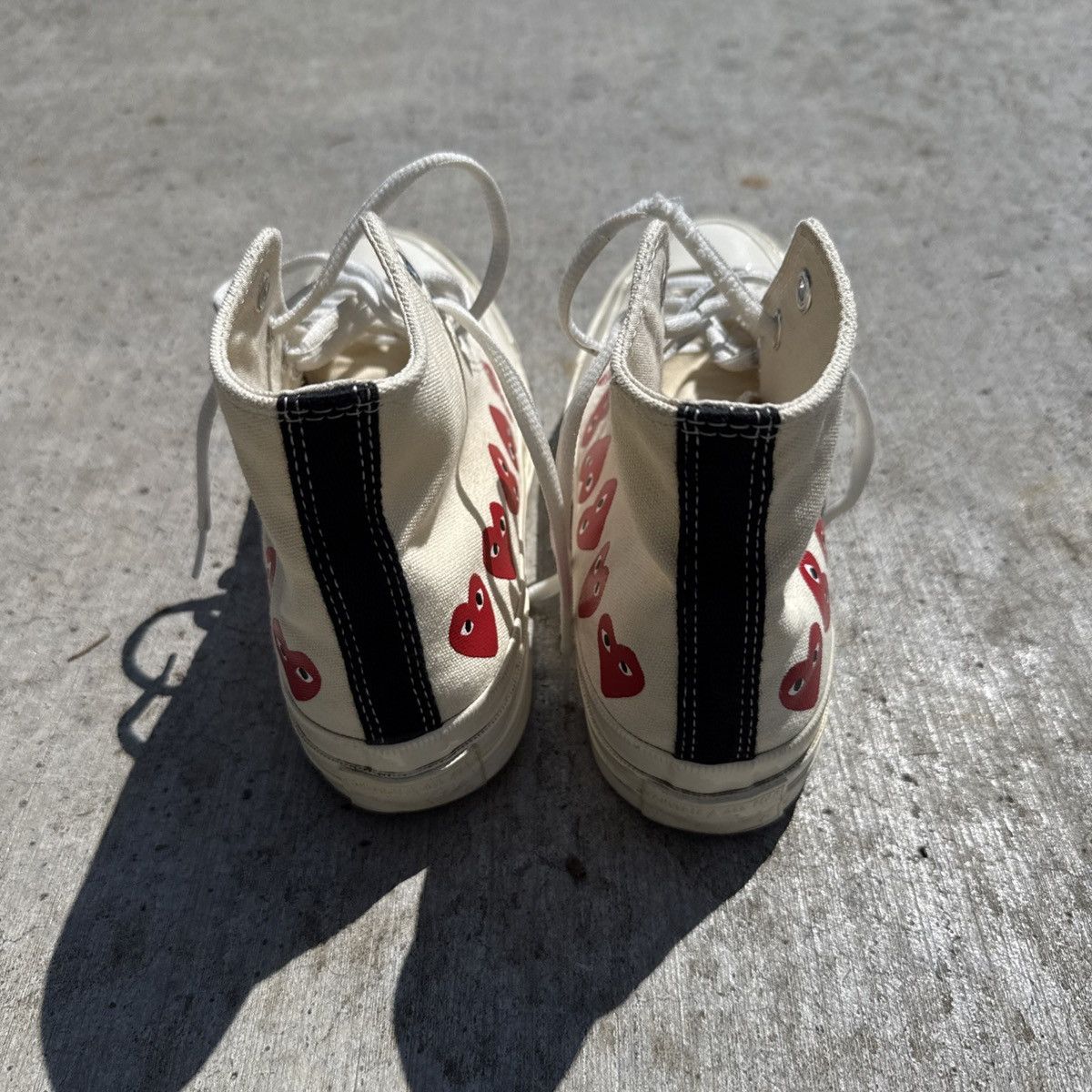 Comme des Garcons Comme des Garcons Play x Chuck 70 High Top Multi Heart Size US 6 / EU 39 - 7 Thumbnail