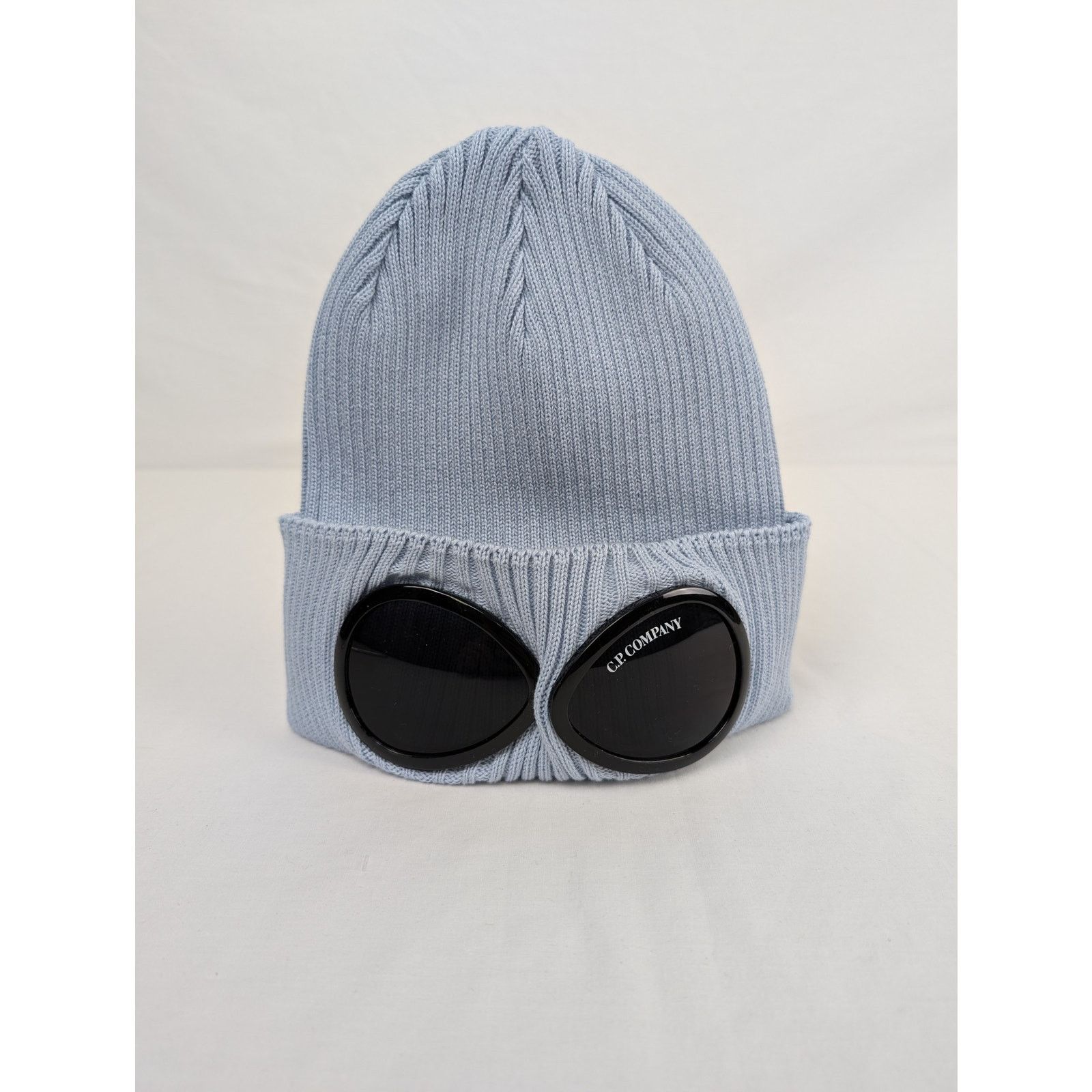 C.P. Company o1rshd1 Q:2 / Size: OS / Goggles Beanie Cap / Hat Light Blue Size ONE SIZE - 6 Thumbnail