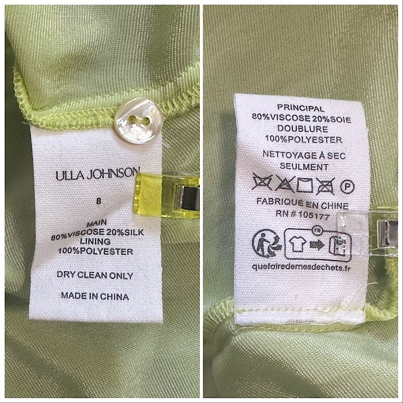 Ulla Johnson Ulla Johnson Cornelia Dress in Pistachio Green Size 8 NWOT Size M / US 6-8 / IT 42-44 - 5 Thumbnail