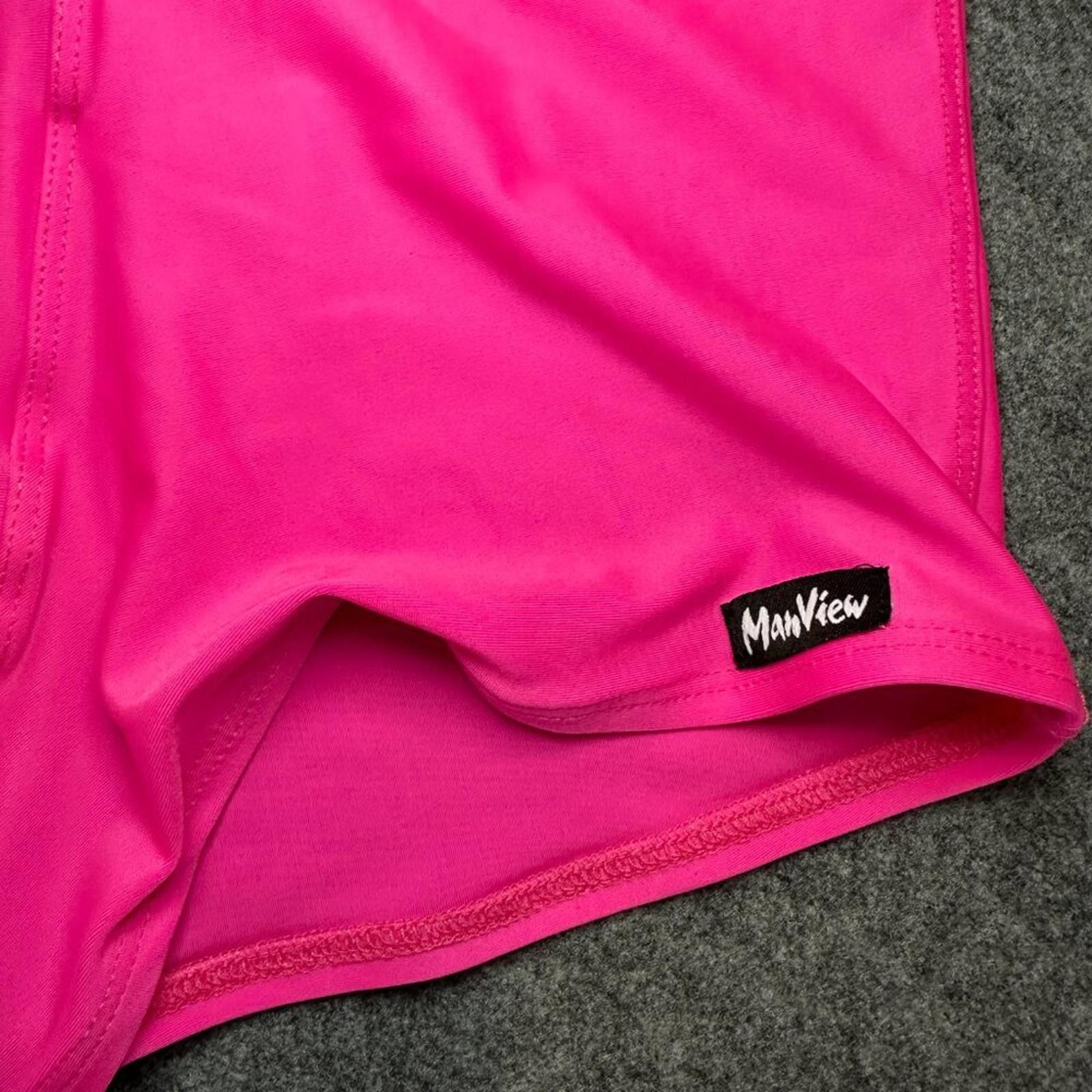 Other ManView Men’s Swim Trunks – Size XL – Bright Pink Size US 36 / EU 52 - 4 Thumbnail