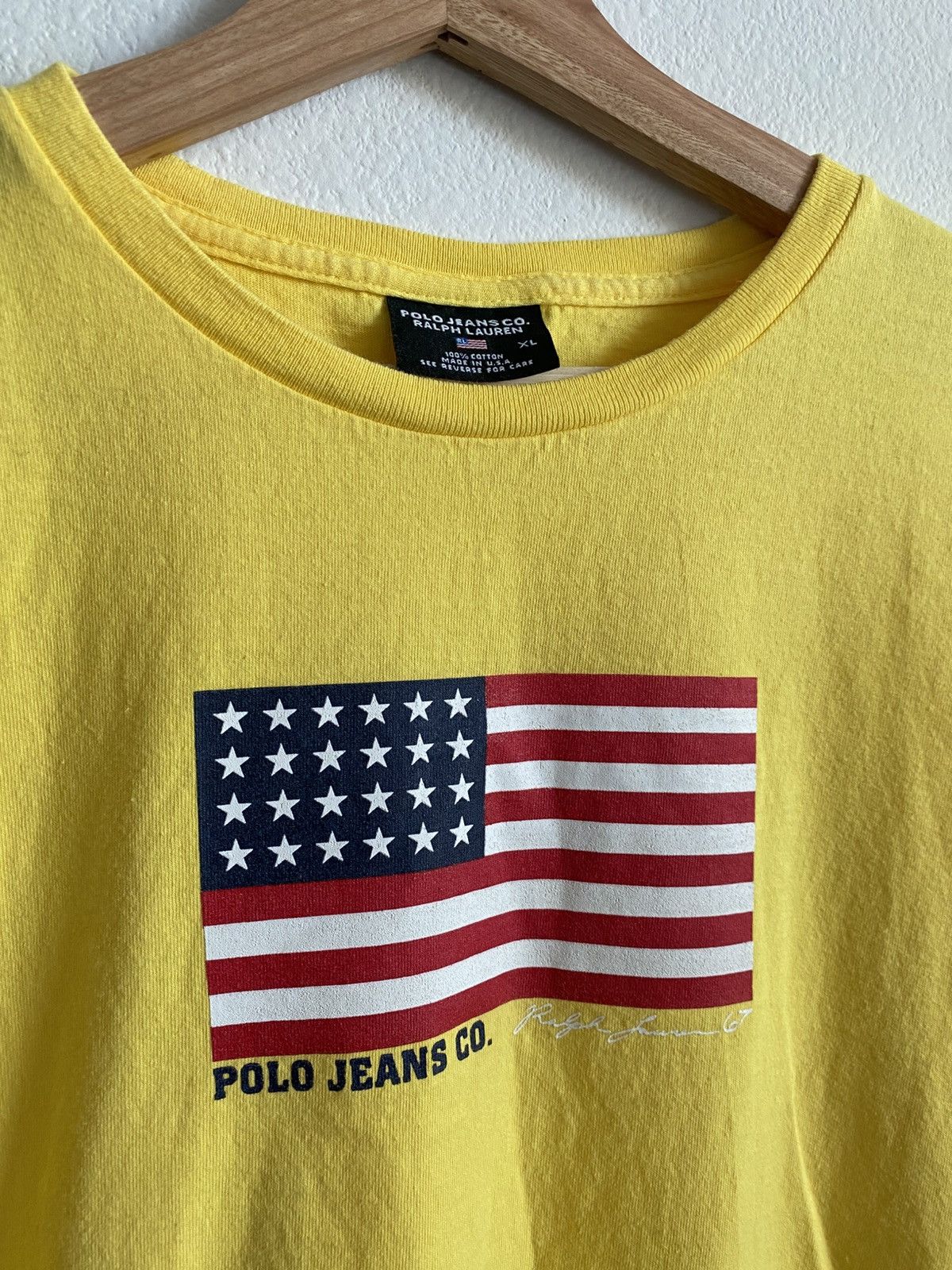 Polo Ralph Lauren Vintage Polo Sport Ralph Lauren Flag Tee Size XL / US 12-14 / IT 48-50 - 3 Thumbnail