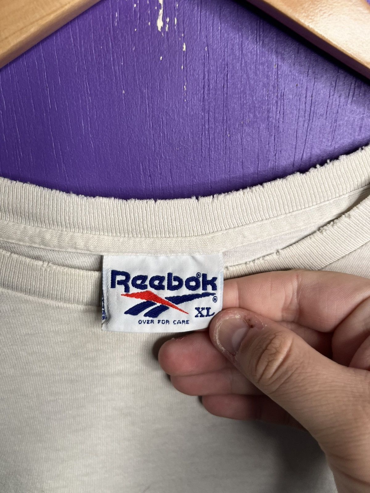 Reebok × Vintage Vintage 90s Reebok USA big logo t-shirt Size US XL / EU 56 / 4 - 4 Thumbnail