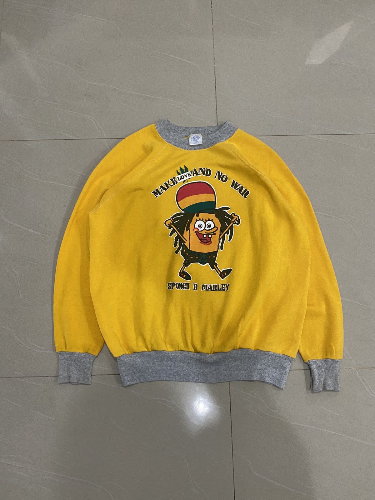 Vintage 70s Bob Marley Spongebob Squarepants