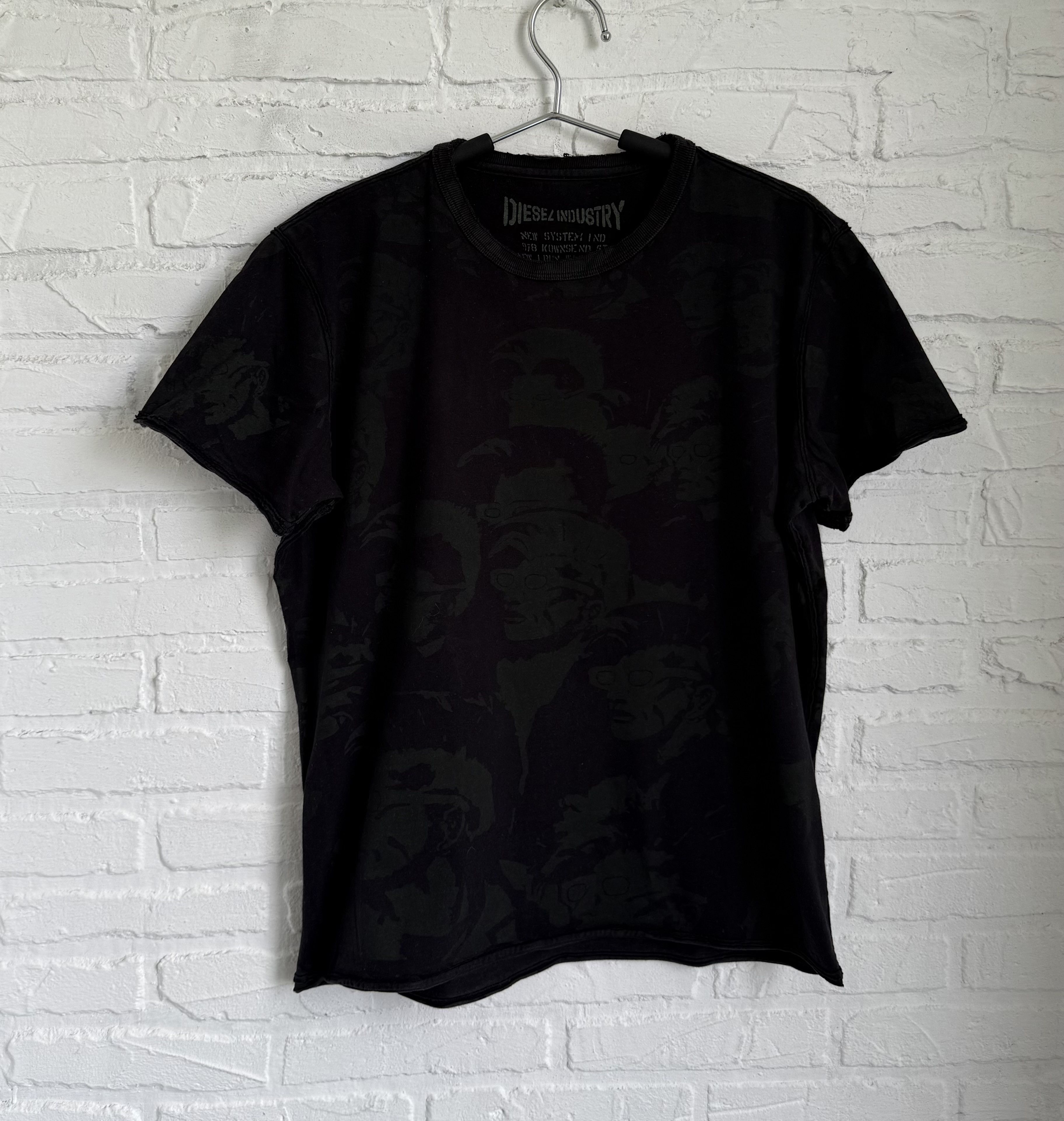 Diesel Vintage distressed Diesel monogram logo punks t-shirt Size US M / EU 48-50 / 2 - 2 Thumbnail