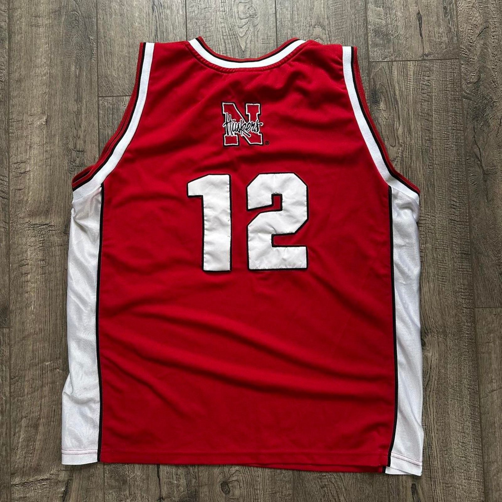 NCAA × Vintage Vintage Y2K Nebraska Huskers NCAA College Basketball Jersey Size US XXL / EU 58 / 5 - 4 Thumbnail
