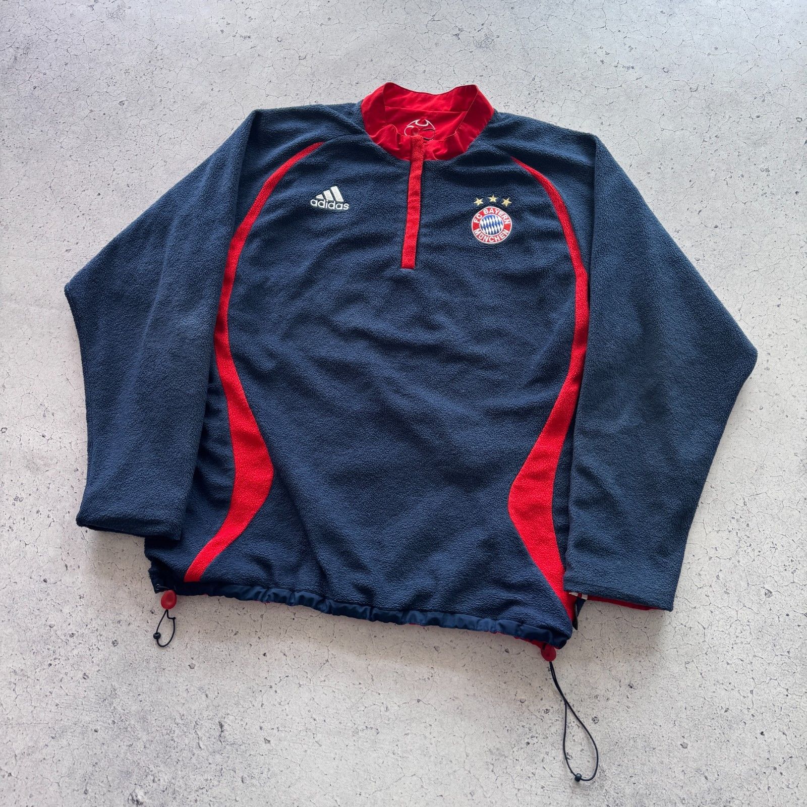 Adidas Vintage Adidas Fc Bayern Munchen Reversible Jacket Soccer Size US L / EU 52-54 / 3 - 3 Thumbnail