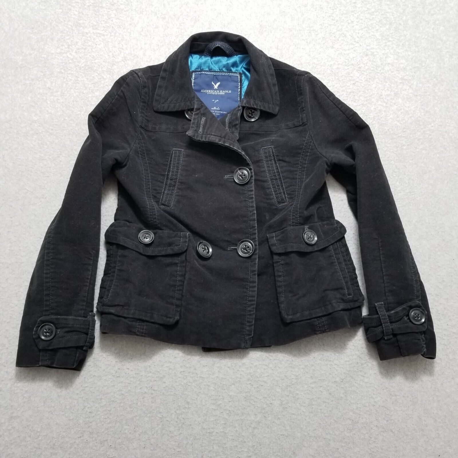 American Eagle Outfitters American Eagle Jacket Womens Small Pockets Buttons Outdoor Size S / US 4 / IT 40 - 1 Thumbnail
