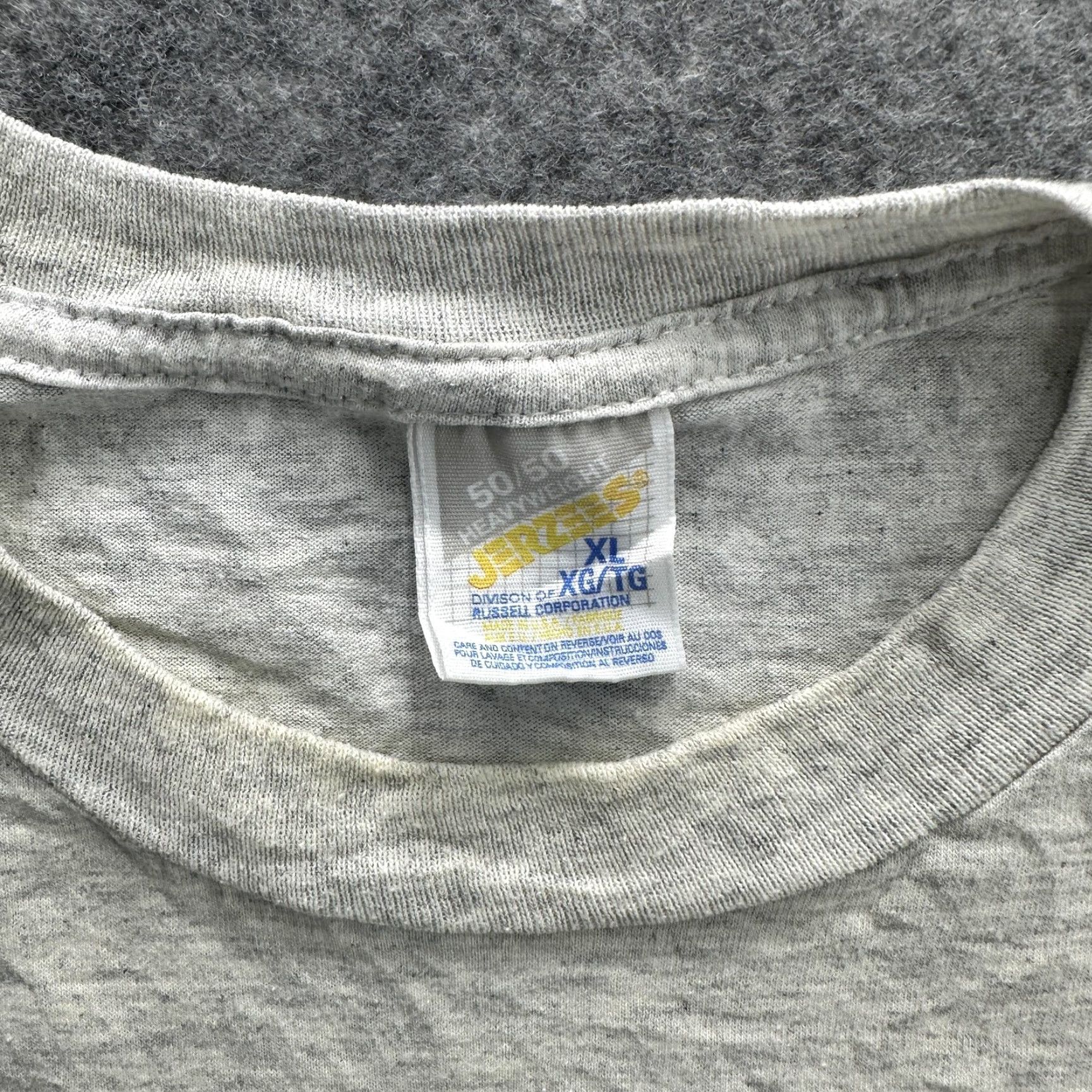 Jerzees VINTAGE National Bass Association Shirt Mens XL Deaf Anglers Club 90s Fishing Gray Jerzees T-Shirt Short Sleeve Crew Neck Graphic Print"} Size US XL / EU 56 / 4 - 6 Thumbnail