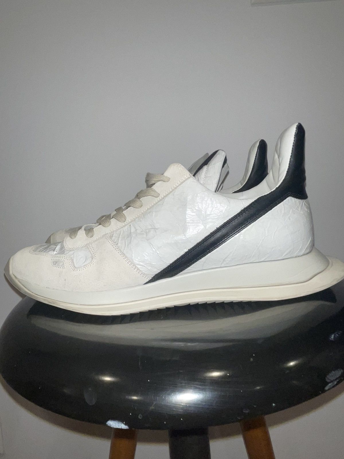 Rick Owens Rick Owens Off-White Phleg Runner Sneakers Size US 12 / EU 45 - 1 Thumbnail