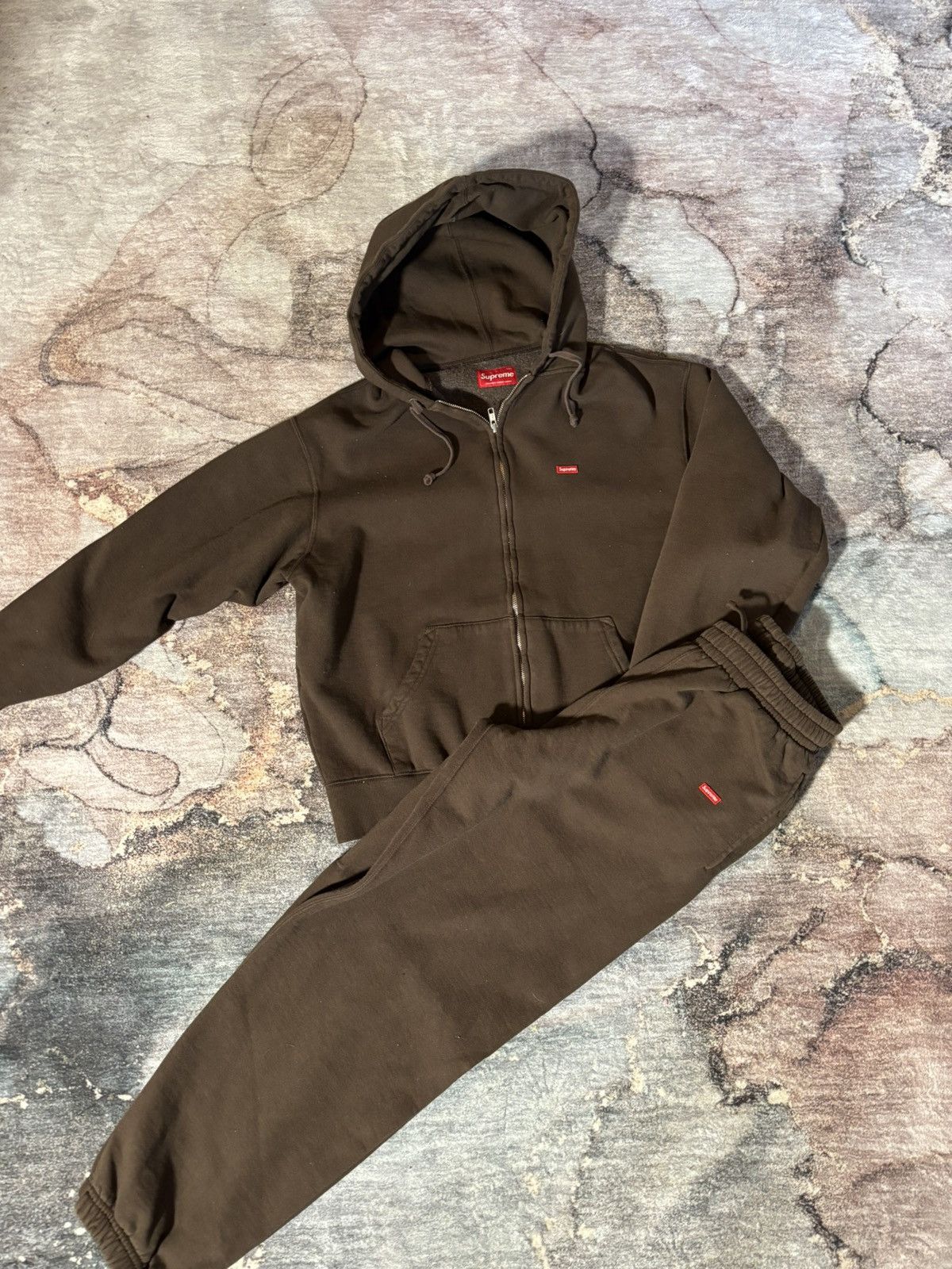 Supreme Brown Supreme jogging set Size US S / EU 44-46 / 1 - 1 Thumbnail