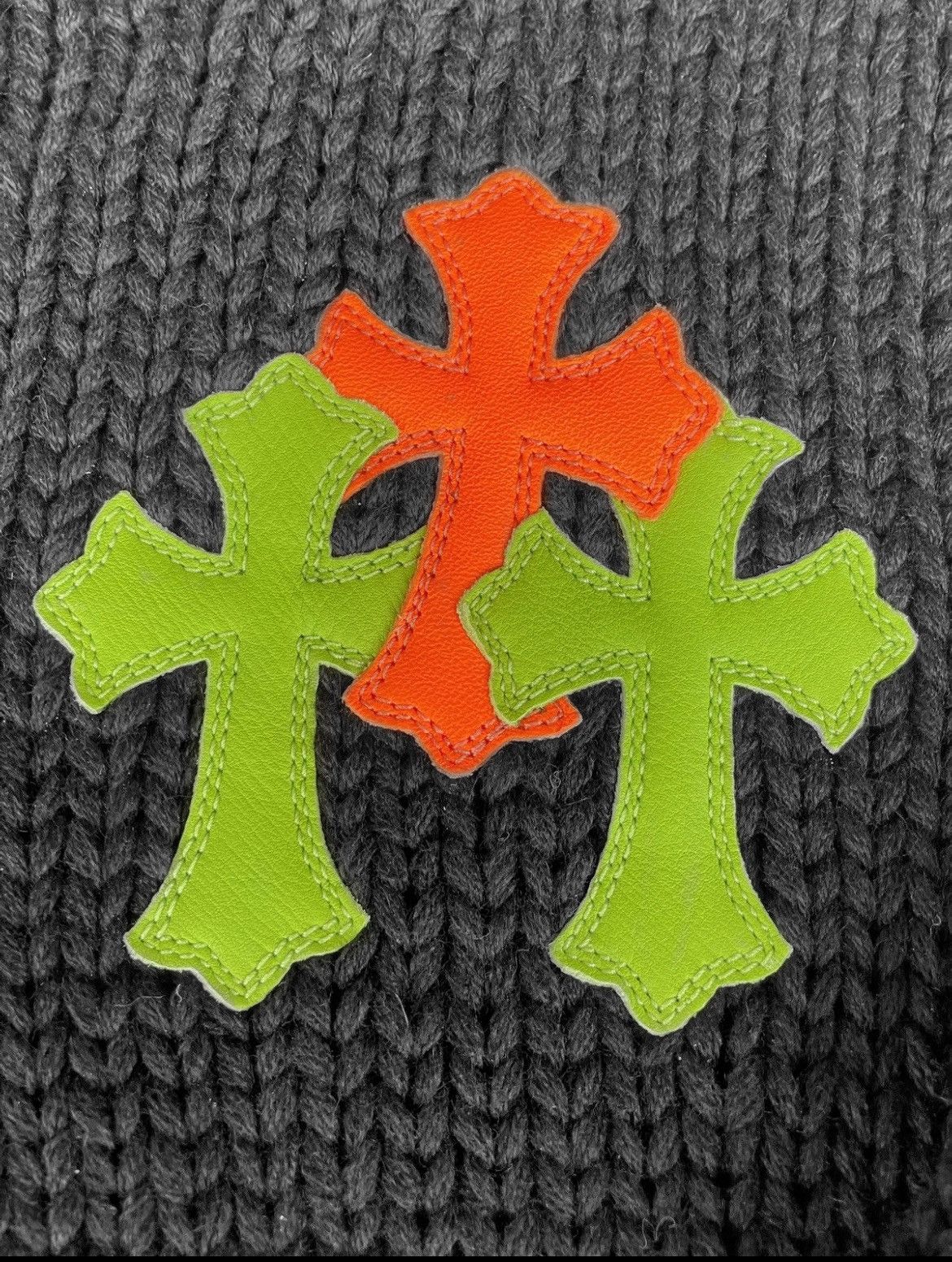Chrome Hearts Chrome Hearts Knitted Triple Cross Patch Sweater Size US XS / EU 42 / 0 - 3 Thumbnail