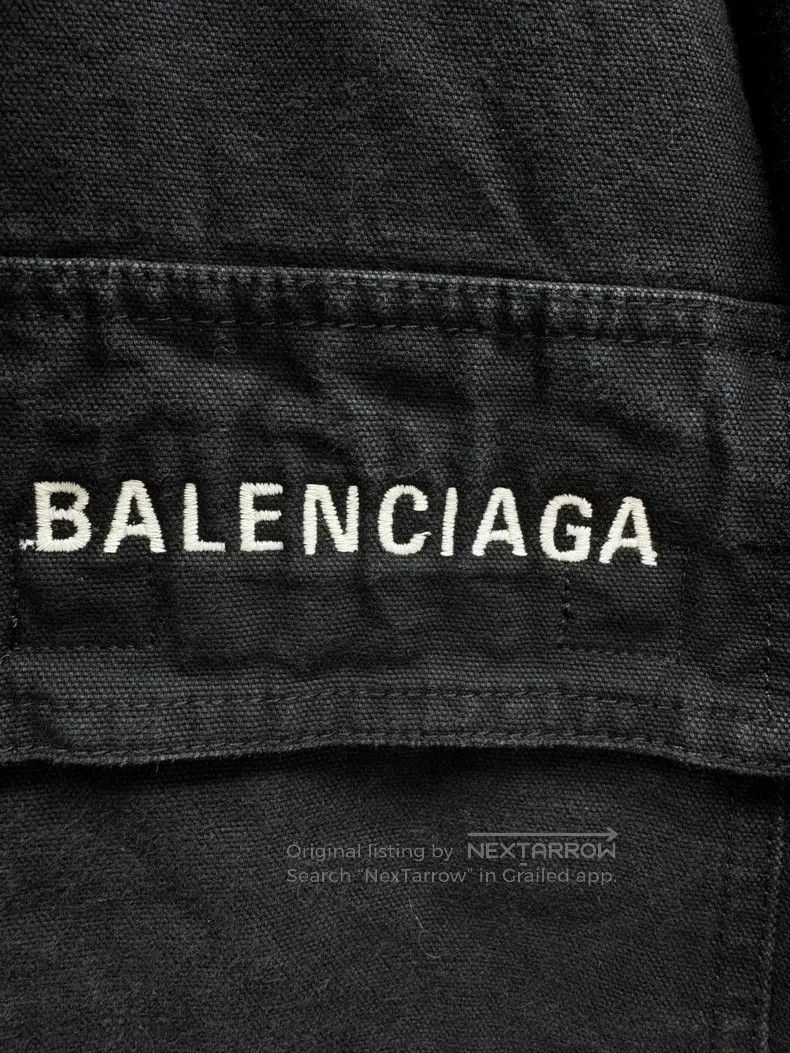 Balenciaga Balenciaga Denim cotton jacket Size US L / EU 52-54 / 3 - 2 Thumbnail