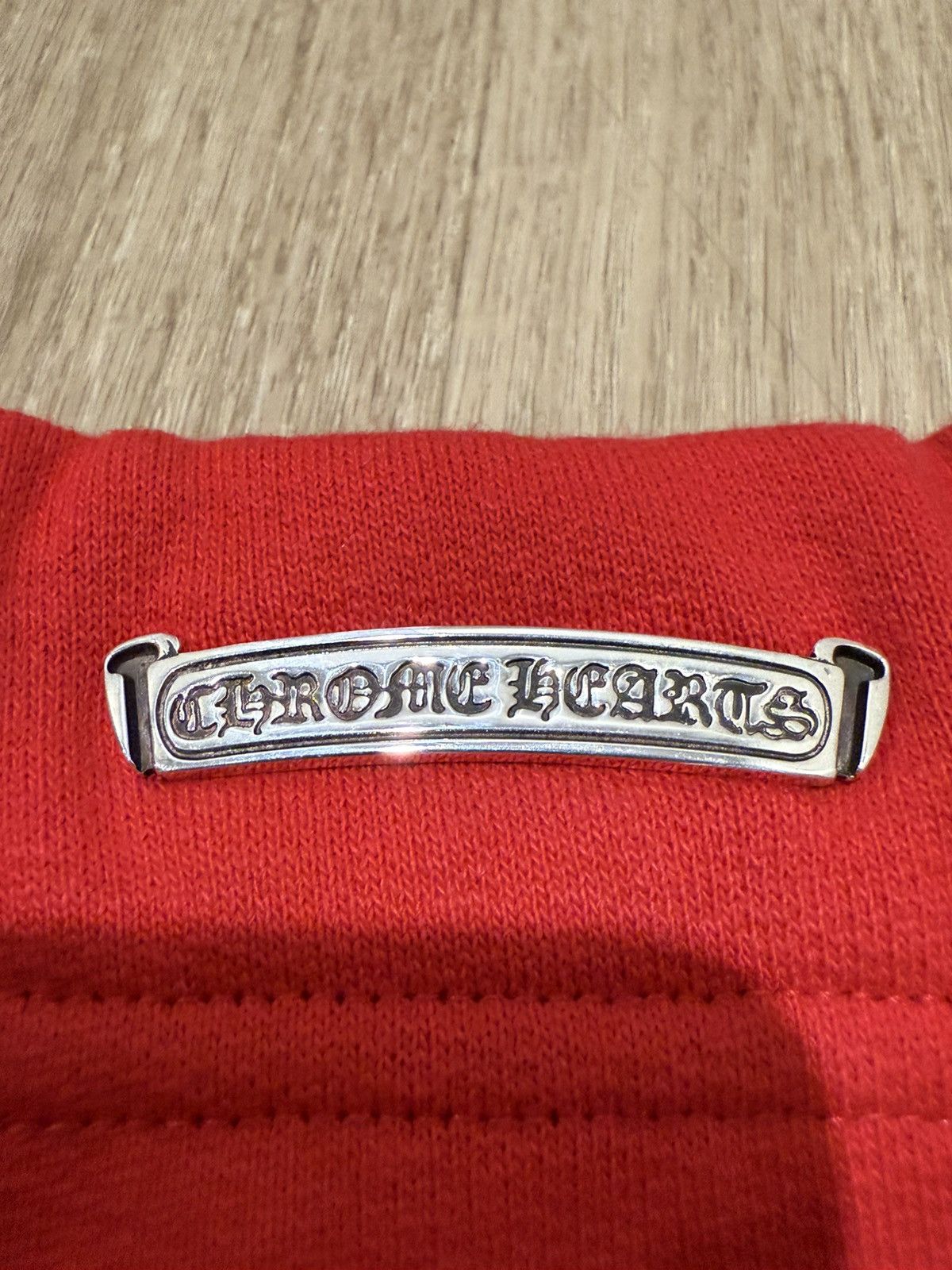 Chrome Hearts Red Triple Cross Embroidered Sweatpants Size US 38 / EU 54 - 4 Thumbnail
