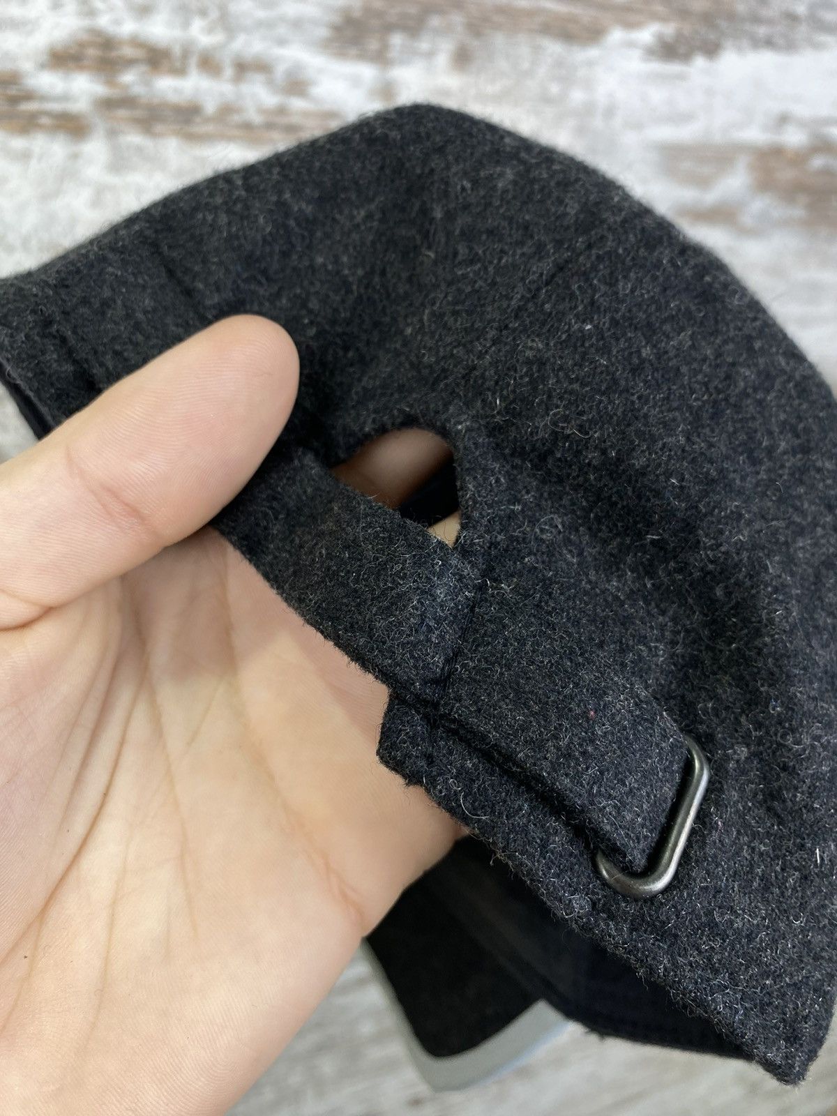 Armani × Emporio Armani × Vintage Mens Vintage Armani jeans wool cap hats Emporio exchange Size ONE SIZE - 5 Thumbnail