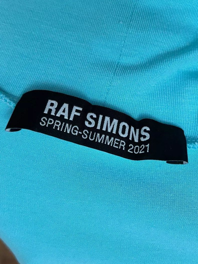 Raf Simons Raf simons Blue T-shirt with high collar Size US XS / EU 42 / 0 - 2 Thumbnail