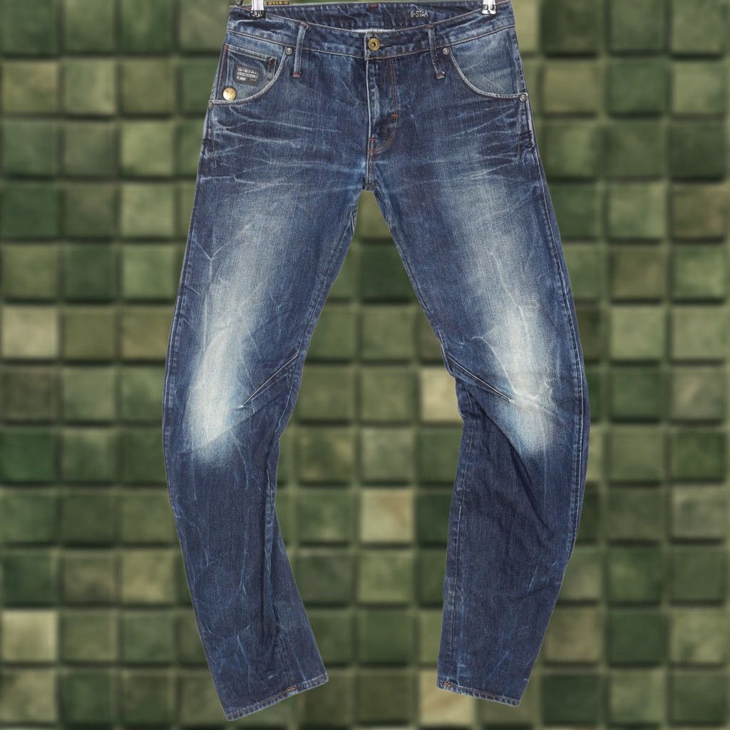 G-Star G-Star ARC 3D SLIM Jeans Men Size W31 L32 Blue 5-Pocket Denim Zip Belt Loops Regular 31/32 DZ5869 Size US 31 - 1 Thumbnail