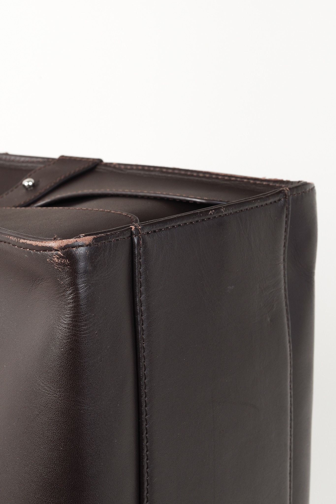 WANT Les Essentiels Want Les Essentiels Brown Leather Briefcase Size ONE SIZE - 6 Thumbnail