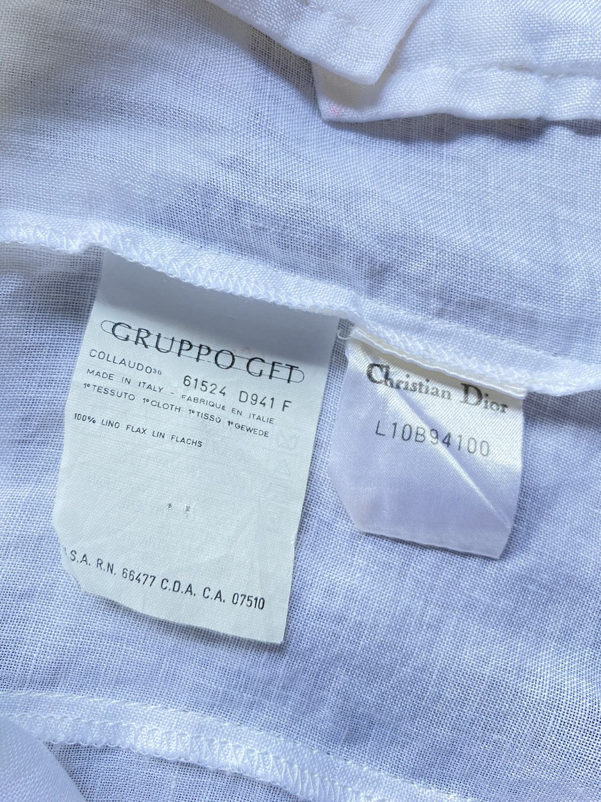 Dior Christian Dior white blouse Size XS / US 0-2 / IT 36-38 - 11 Thumbnail