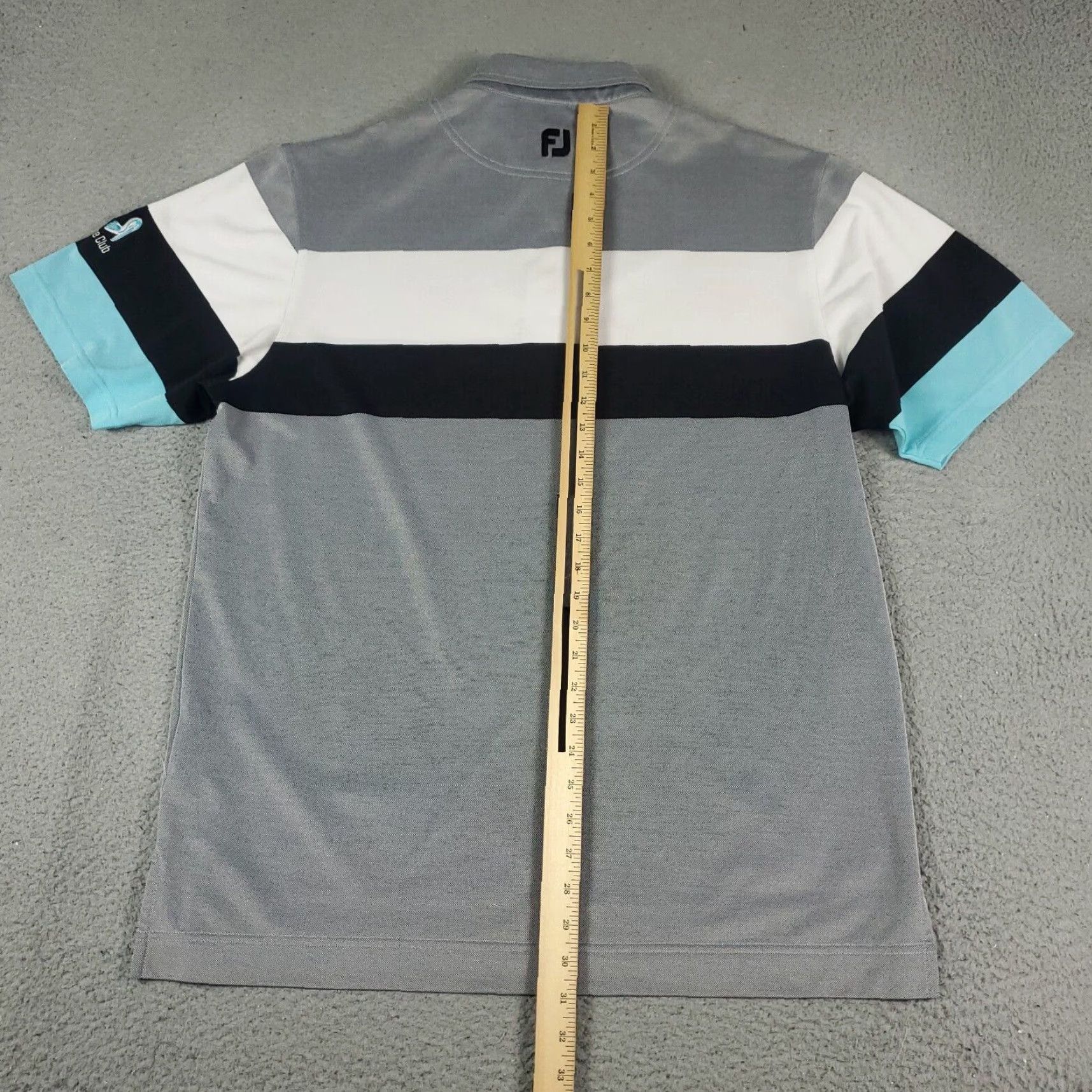 Footjoy FJ Polo Shirt Mens Size Large Gray - FootJoy Casual Golf Short Sleeve Polo Shirt Mens Large Gray FJ Brand Size US L / EU 52-54 / 3 - 4 Thumbnail