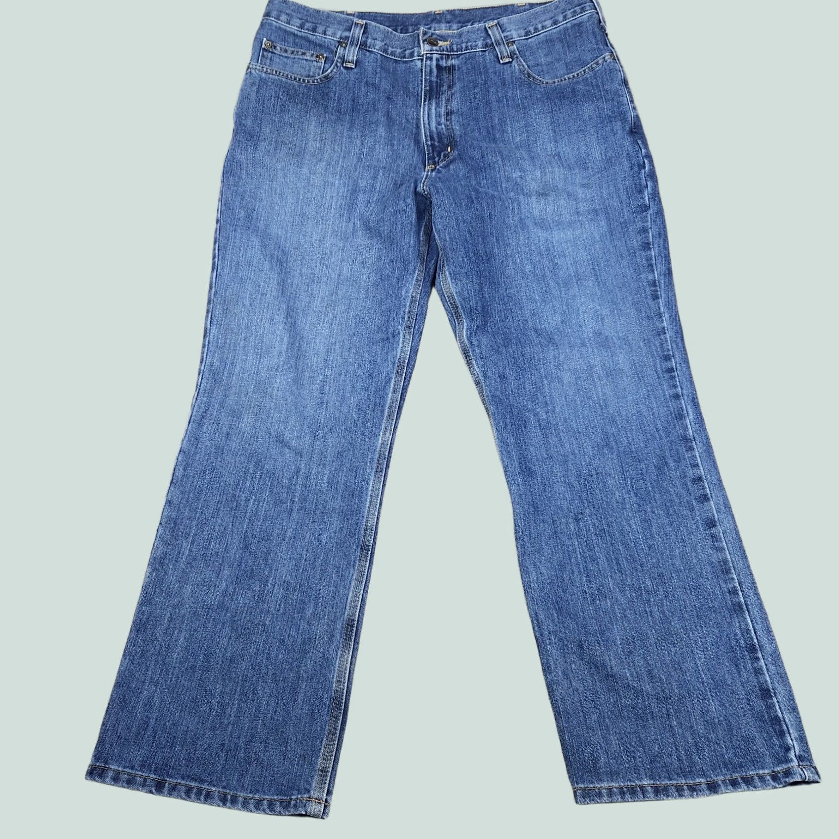 Carhartt Carhartt Jeans Mens 38x30 Relaxed Fit Medium Wash Blue Denim 101483-980 B110 Size US 40 / EU 56 - 1 Thumbnail