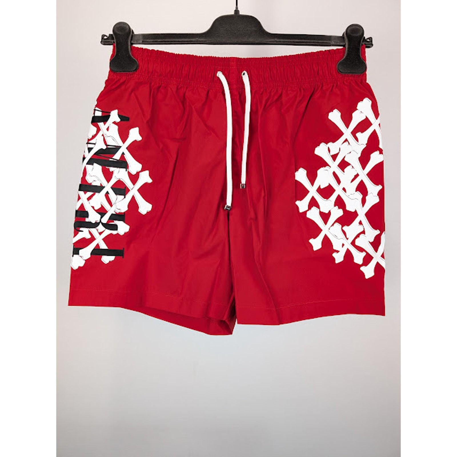 Amiri o1rshd1 Bones Swimshort in Red Size US 30 / EU 46 - 2 Thumbnail