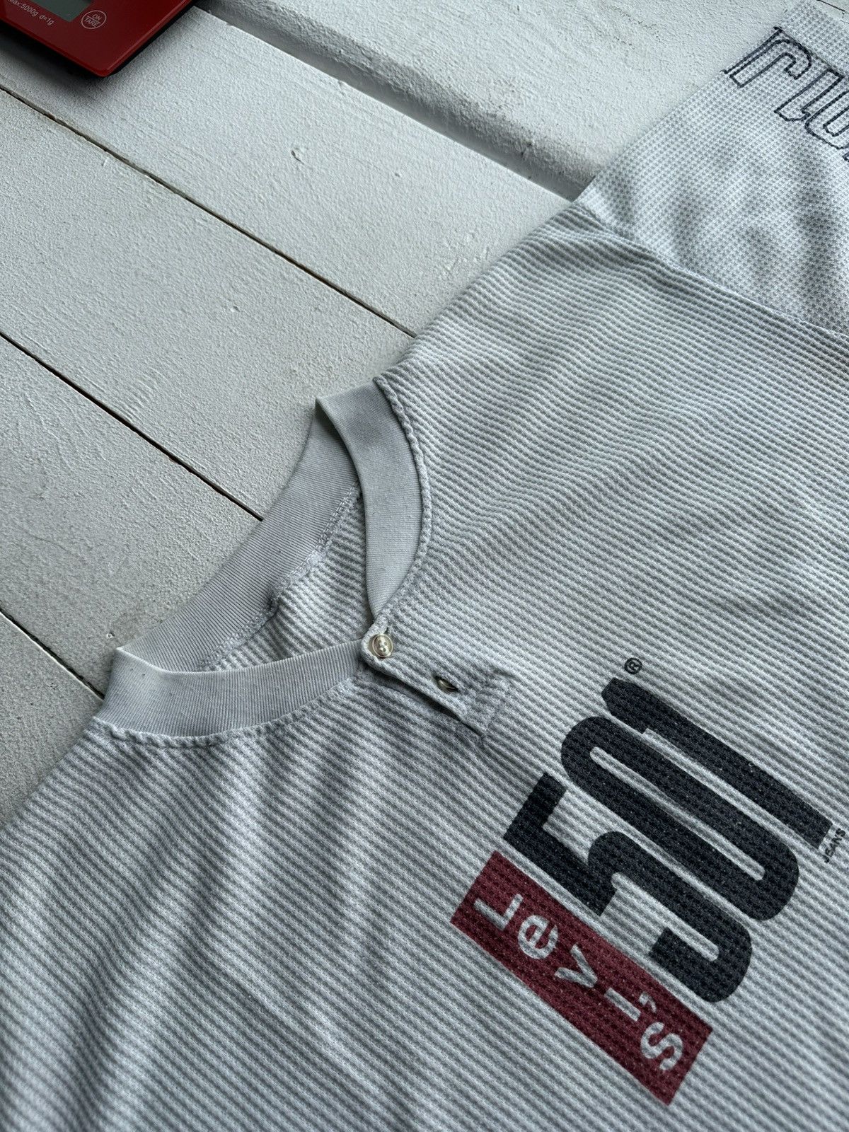 Levi's 🚨VINTAGE LEVI’S 501 archive TEE BIG LOGO 90s Size US L / EU 52-54 / 3 - 5 Thumbnail