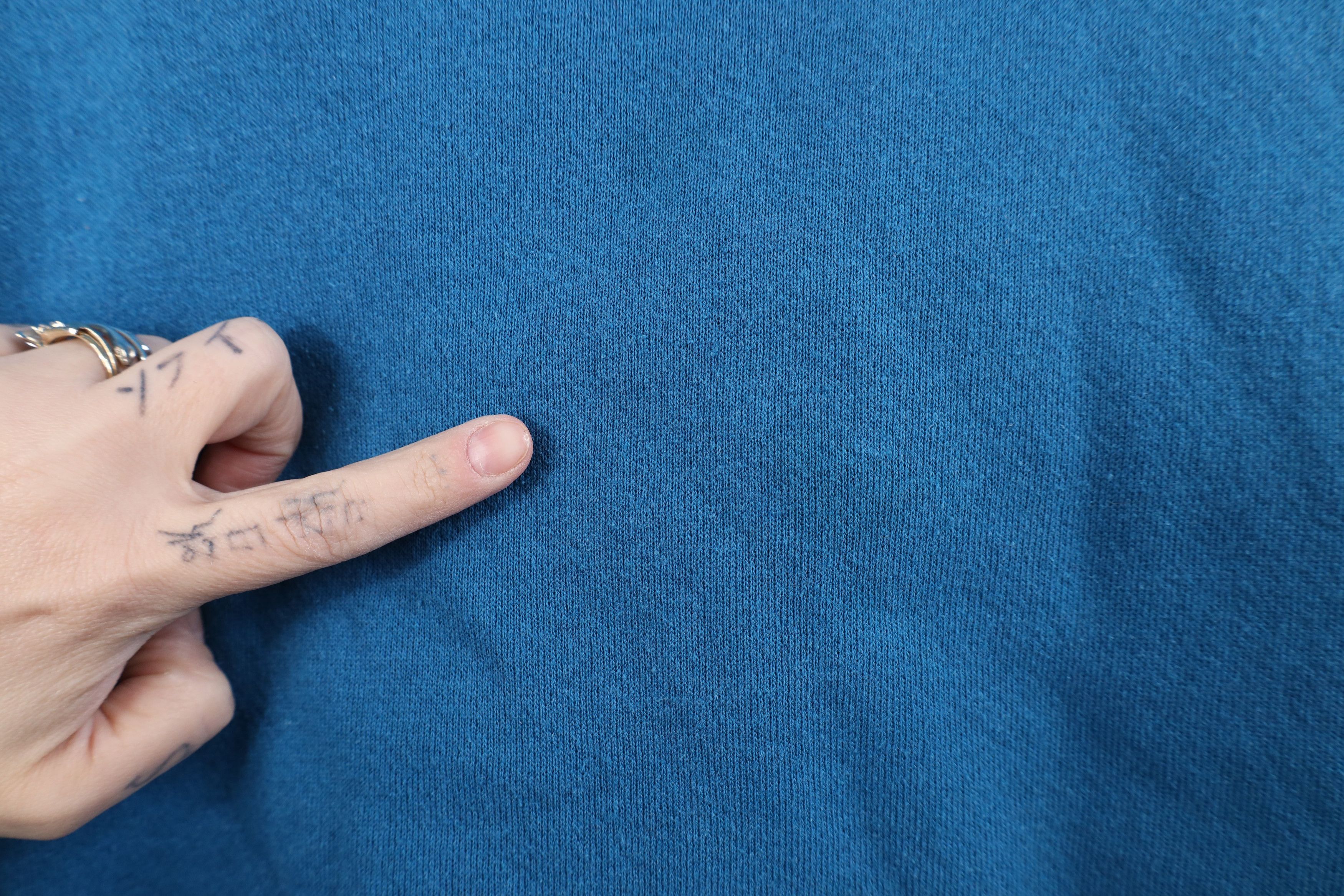 Vintage Vintage 90s Streetwear Blank Crewneck Sweatshirt Blue Size US XL / EU 56 / 4 - 7 Thumbnail