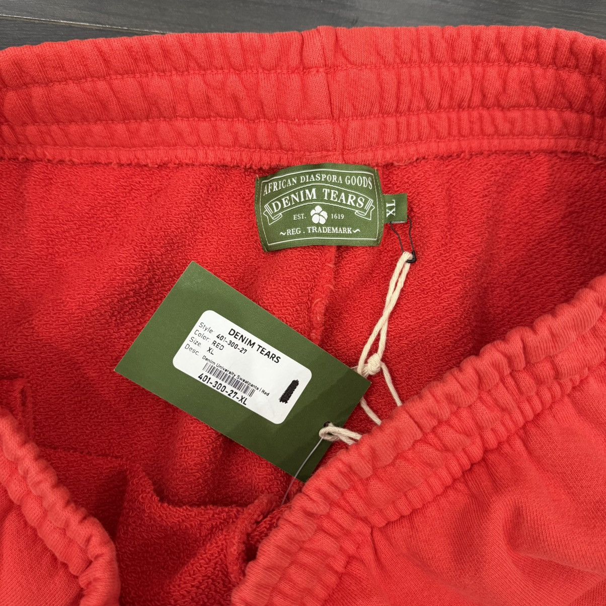 DENIM TEARS Denim Tears Denim University Sweatpants Red Size US 36 / EU 52 - 4 Thumbnail