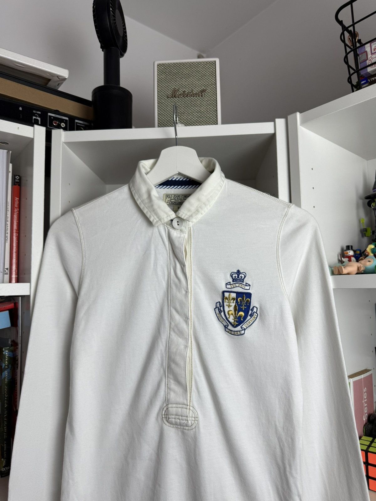 Polo Ralph Lauren × Ralph Lauren VIntage y2k Ralph Lauren Chief keef style rugby polo M drill Size US M / EU 48-50 / 2 - 3 Thumbnail