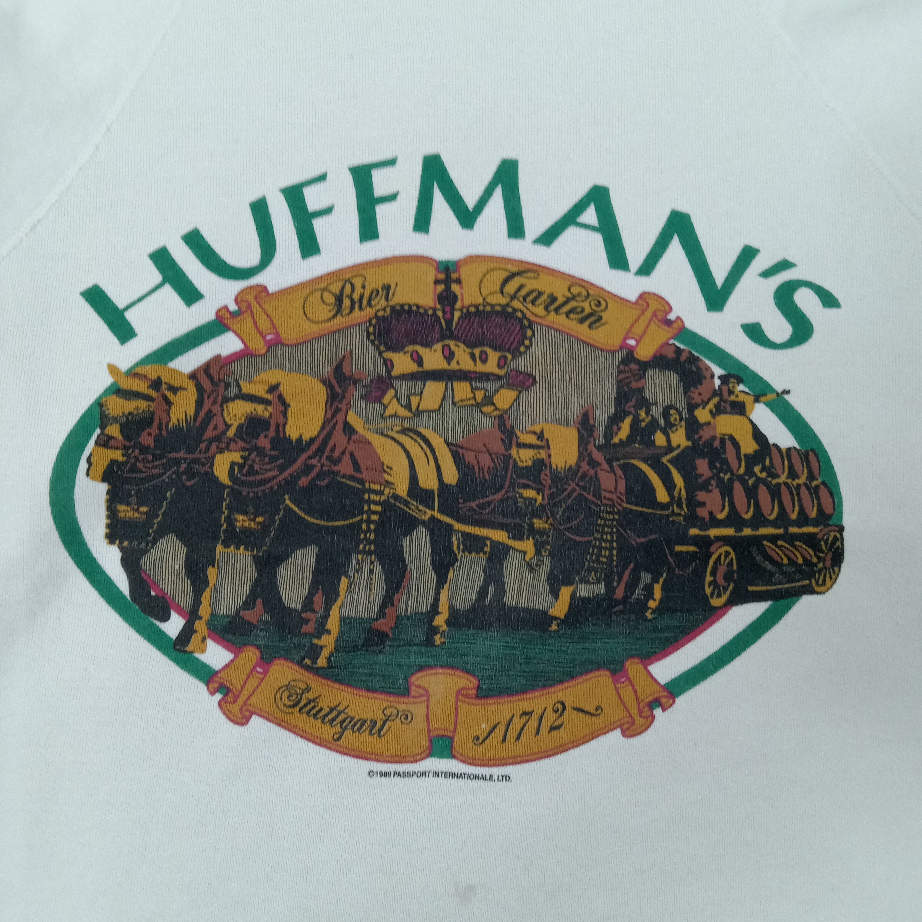 Vintage Huffman's American Retro Style 90's Sweatshirt C241N18 Size US M / EU 48-50 / 2 - 2 Thumbnail
