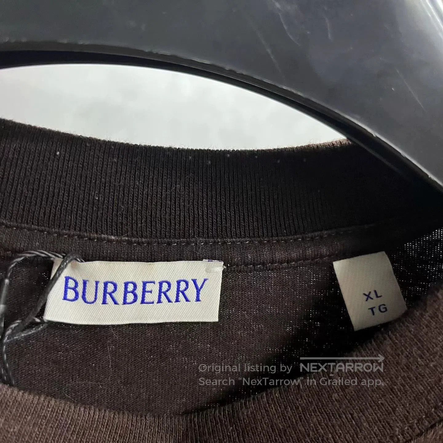 Burberry burberry brown logo short sleeve t-shirt. Size US XL / EU 56 / 4 - 2 Thumbnail