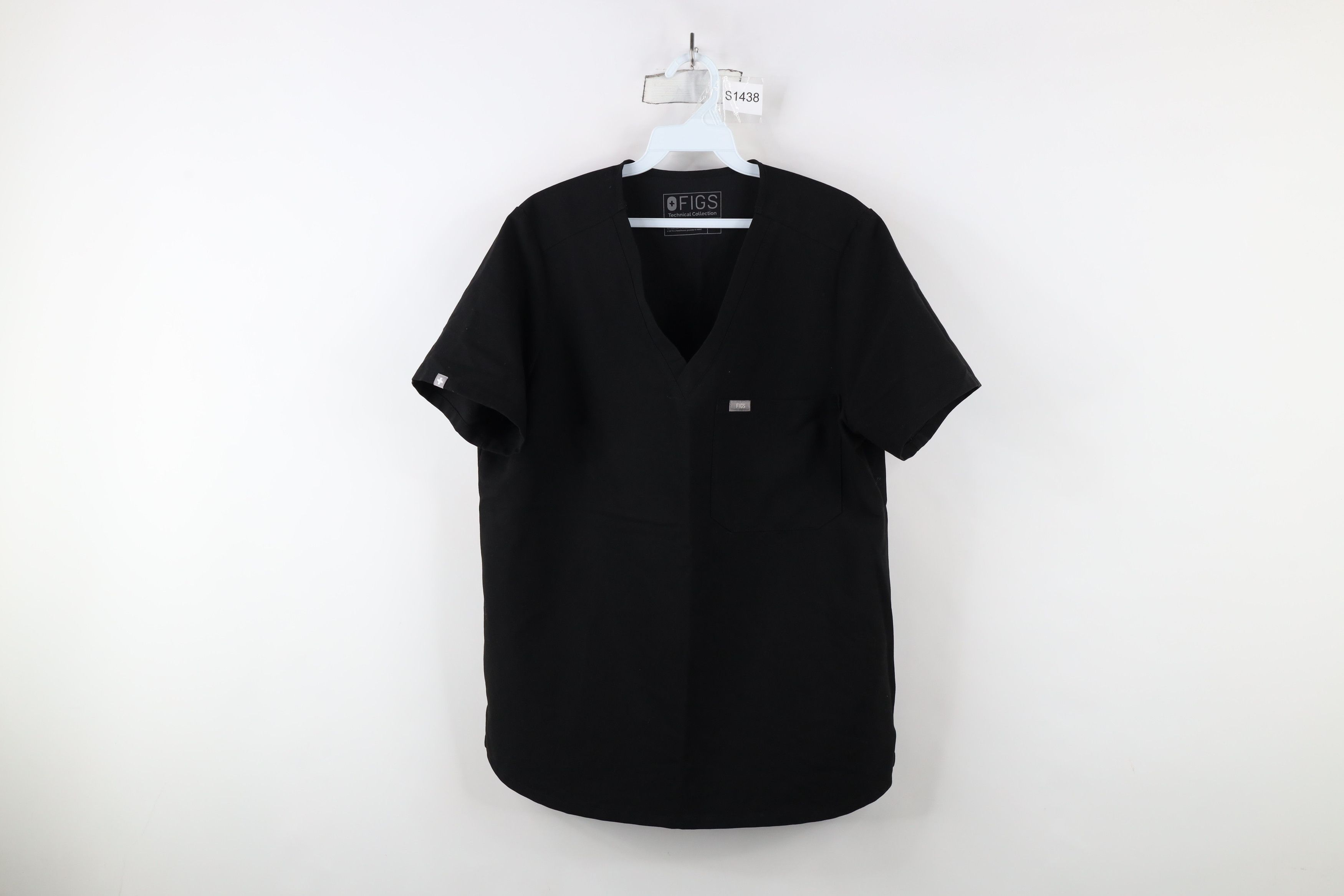Vintage Figs Technical Collection Short Sleeve Pocket Scrubs Shirt Size L / US 10 / IT 46 - 1 Thumbnail