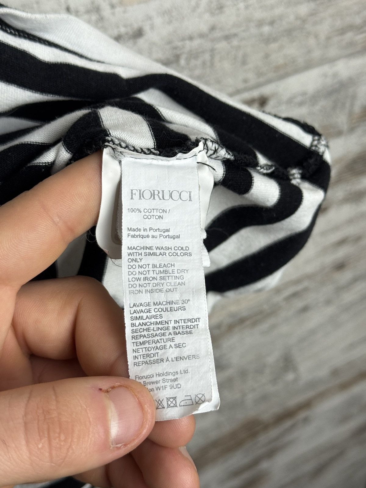 Fiorucci Women’s Fiorucci Striped t-shirt luxury tee size S Size S / US 4 / IT 40 - 10 Thumbnail