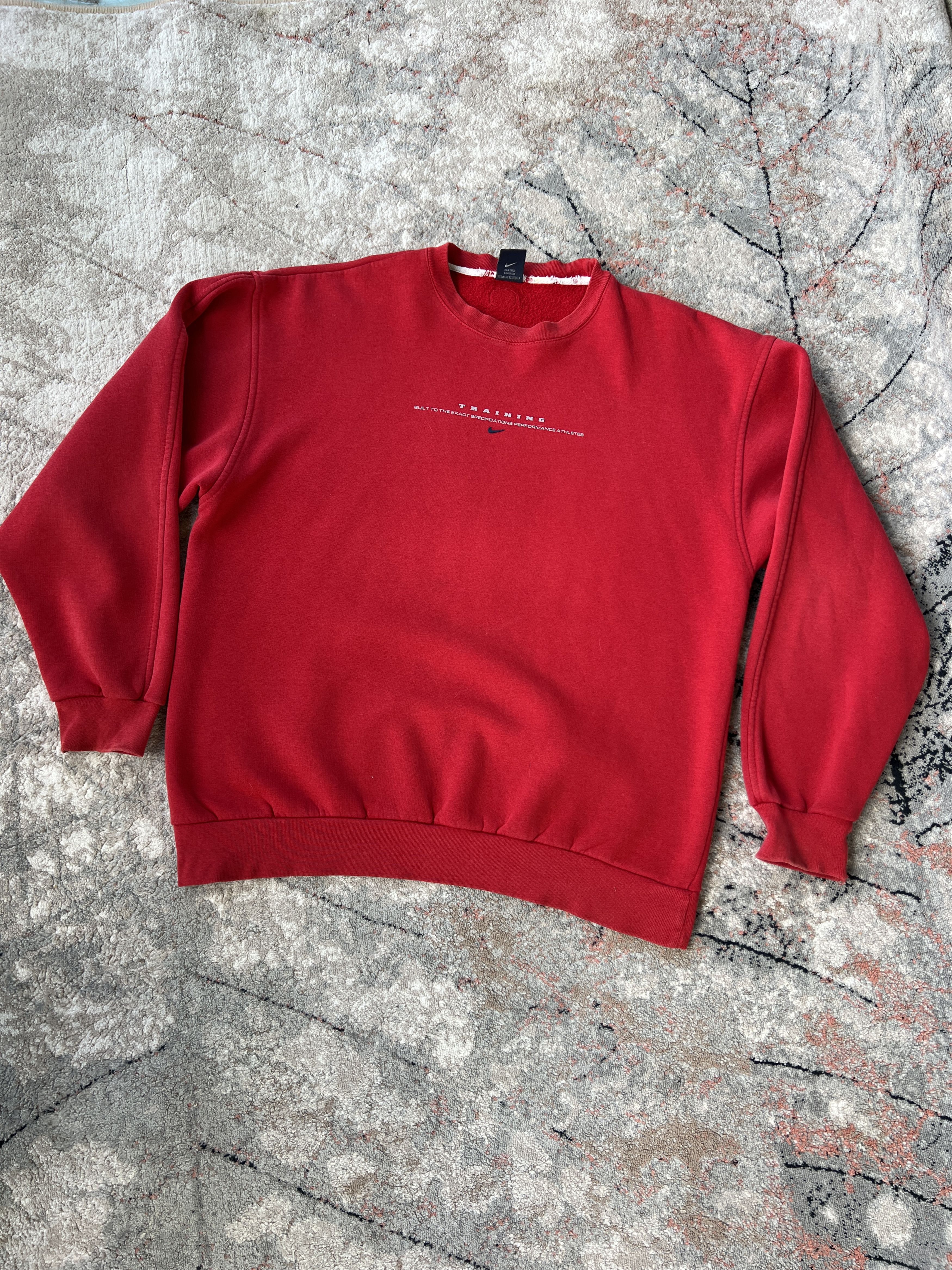 Nike × Vintage Nike Vintage Training Sweatshirt Size US XL / EU 56 / 4 - 1 Thumbnail