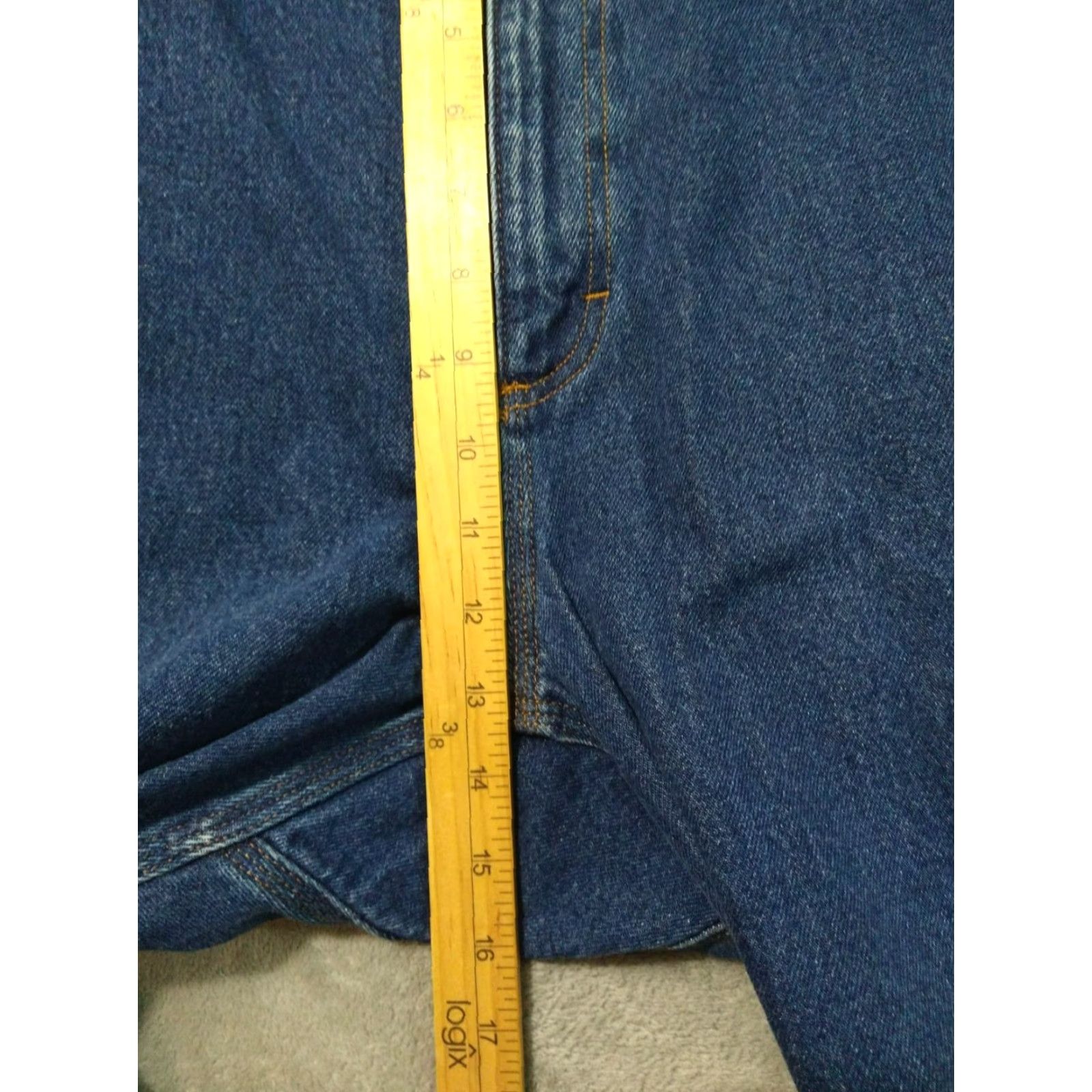 Duluth Trading Company Duluth Trading Co. Jeans Mens 46x30 Blue Denim 5-Pocket Ballroom Relaxed Fit Straight Leg Size US 30 / EU 46 - 4 Thumbnail