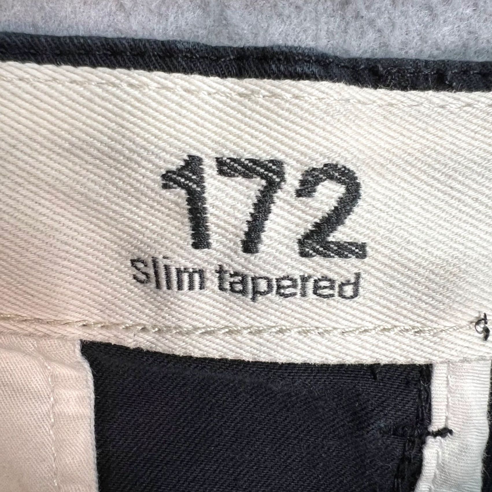 Selected Homme Selected Homme Mens Pants Adult 30 Black Slim Tapered Cotton Chino Casual Mens Size US 30 / EU 46 - 3 Thumbnail
