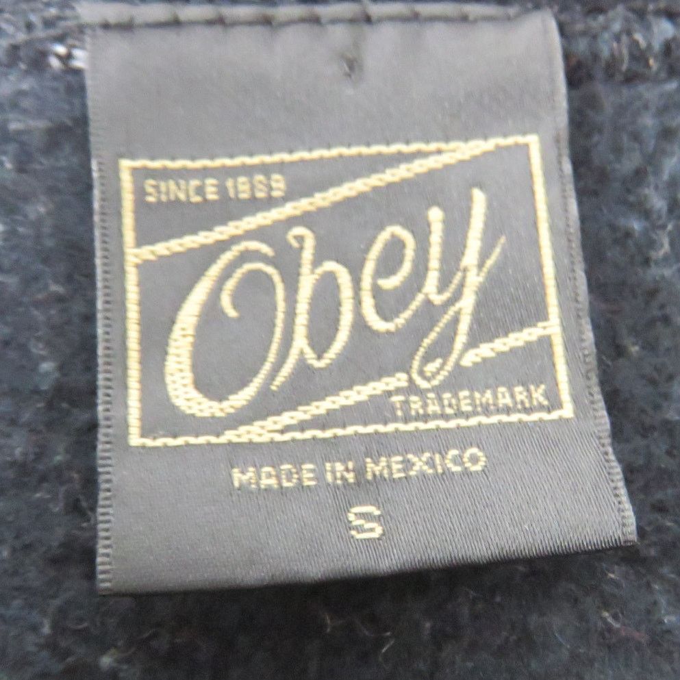 Obey Obey Black Crewneck Pullover Sweatshirt Floral Small Size S / US 4 / IT 40 - 4 Thumbnail