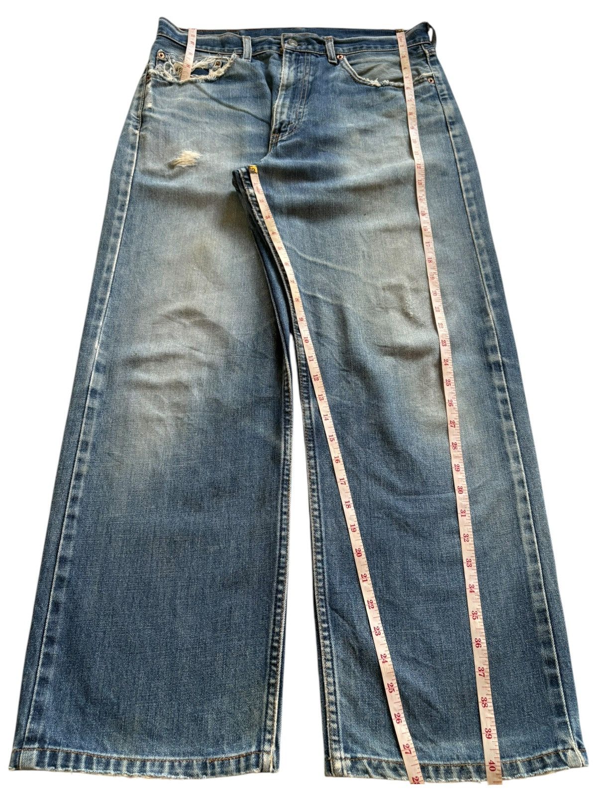Levi's Vintage 90s Levis 512 Mud Wash Distress Baggy Jeans Size US 33 - 13 Thumbnail