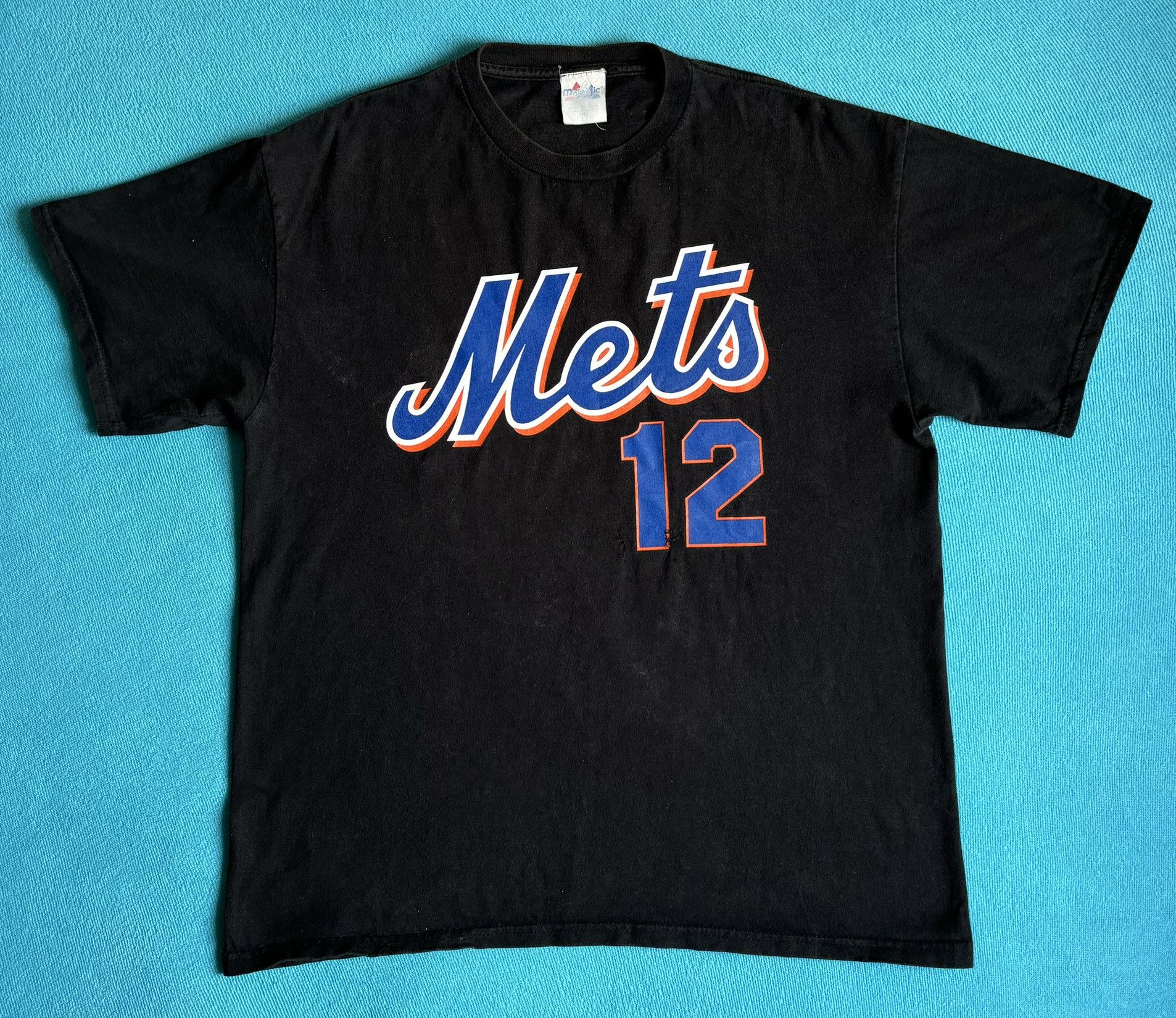 Majestic New York Mets Alomar 12 Majestic MLB Size Jersey. L Size US L / EU 52-54 / 3 - 5 Thumbnail
