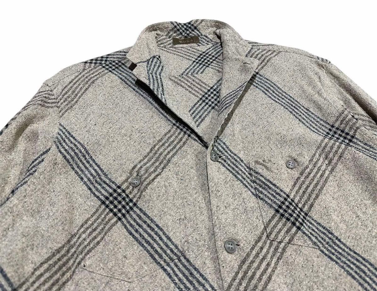 Yohji Yamamoto 🔥1986 Archived Y’s For Men Plaid Shirt Long Sleeve Size US L / EU 52-54 / 3 - 6 Thumbnail