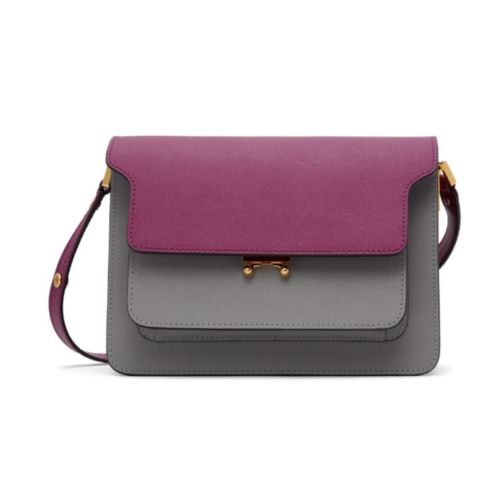 Marni o1y1125 Size : OS / Crossbody Bag in Light Gray/Purple Size ONE SIZE - 1 Thumbnail