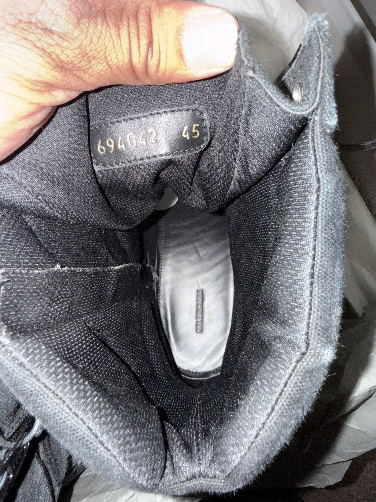 Balenciaga Balenciaga strike boots (deadstock) Size US 12 / EU 45 - 13 Thumbnail